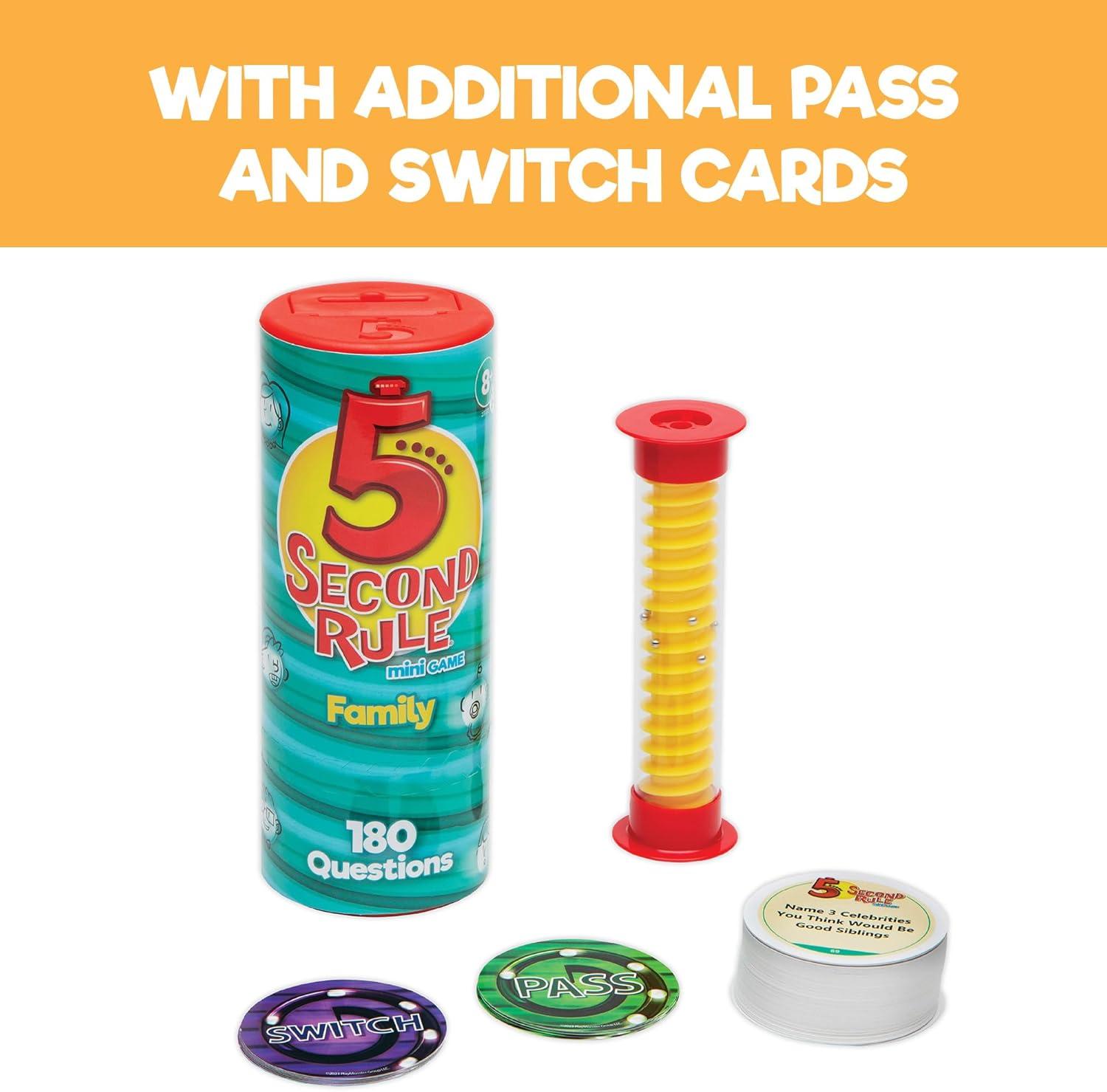 image5 Second Rule Relay  Family Party Game  Electronic Relay Baton  Shout It Out ampamp Pass It Fast  for 2 or More Players for Kids Ages 8 and UpMini Family