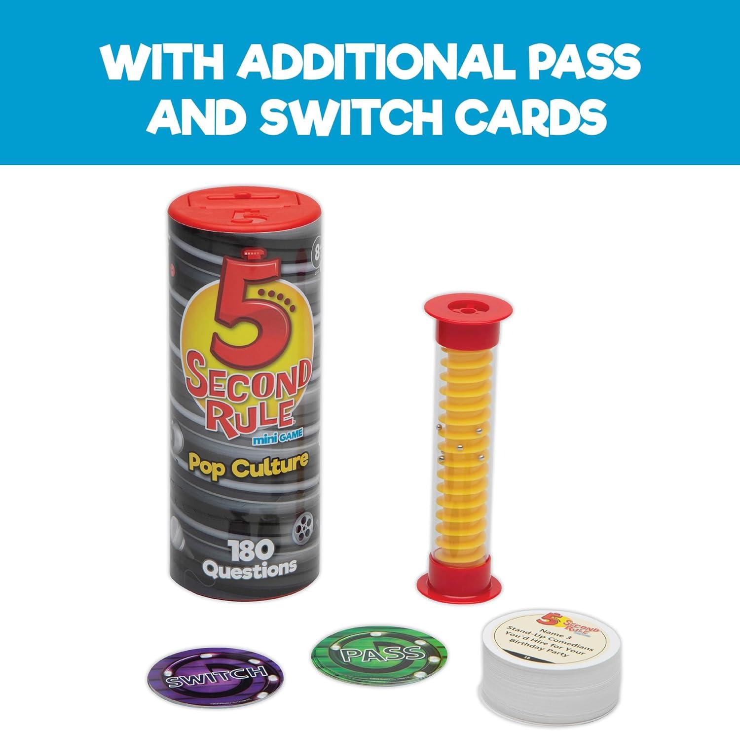 image5 Second Rule Relay  Family Party Game  Electronic Relay Baton  Shout It Out ampamp Pass It Fast  for 2 or More Players for Kids Ages 8 and UpMini Pop Culture