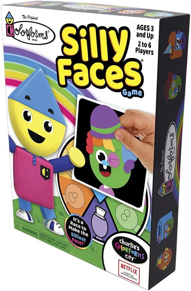 imageColorforms  Silly Faces Game  Family Fun with Classic Activity  Ages 3New  Improved