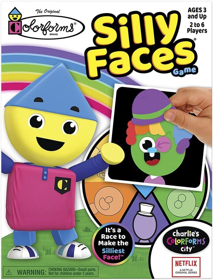 imageColorforms  Silly Faces Game  Family Fun with Classic Activity  Ages 3New  Improved