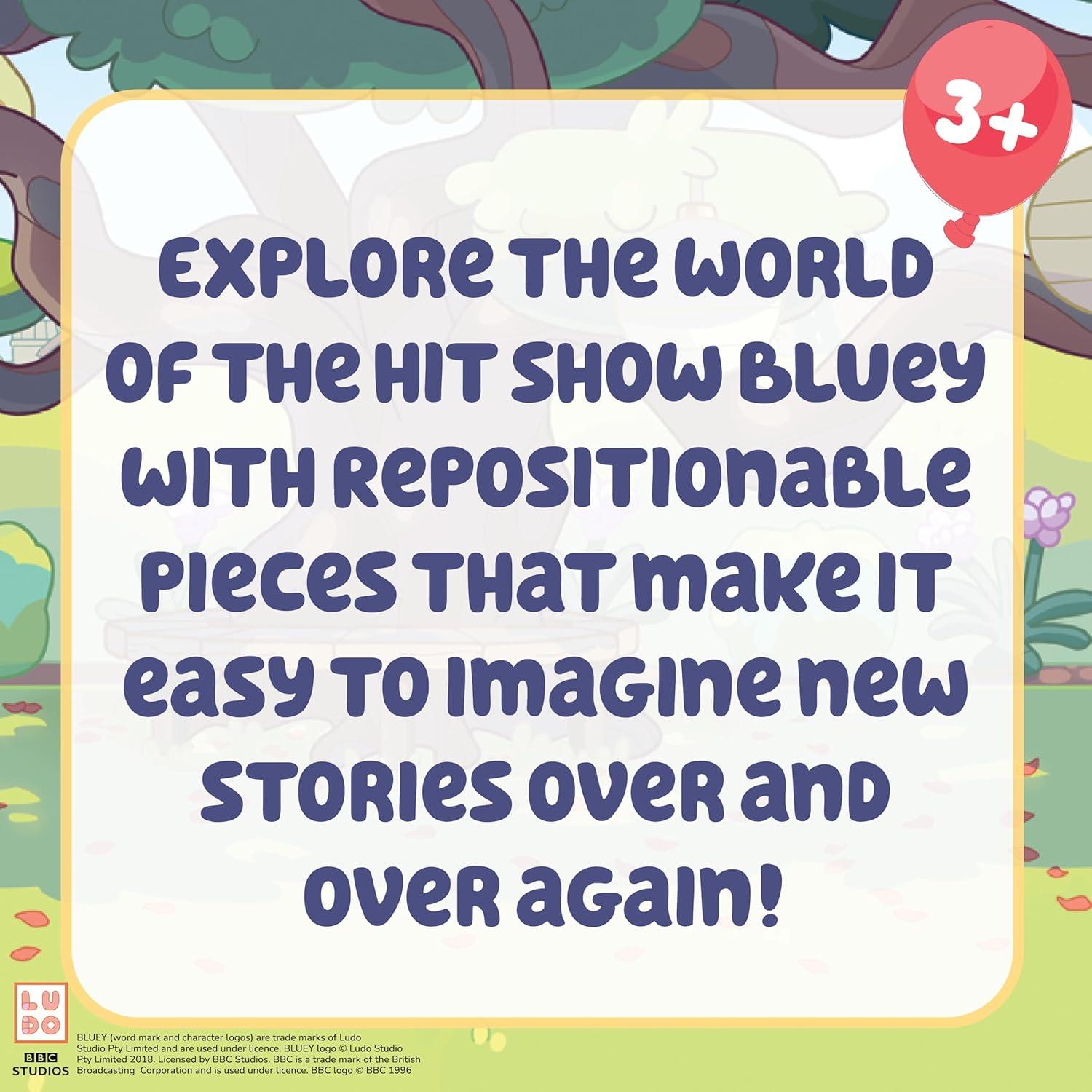 imageColorforms Bluey Set  Repositionable Pieces Stick Like Magic  Scenes and Pieces from The Show Bluey for Storytelling Imaginative Play  Ages 3Bluey