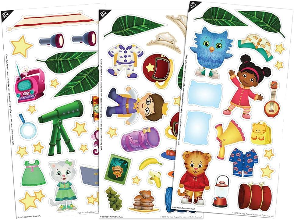 imageColorforms Bluey Set  Repositionable Pieces Stick Like Magic  Scenes and Pieces from The Show Bluey for Storytelling Imaginative Play  Ages 3Daniel Tiger