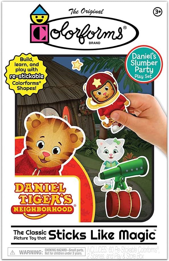imageColorforms Bluey Set  Repositionable Pieces Stick Like Magic  Scenes and Pieces from The Show Bluey for Storytelling Imaginative Play  Ages 3Daniel Tiger