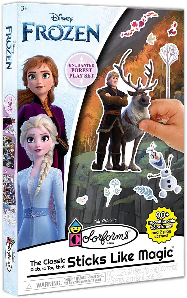 imageColorforms Bluey Set  Repositionable Pieces Stick Like Magic  Scenes and Pieces from The Show Bluey for Storytelling Imaginative Play  Ages 3Frozen