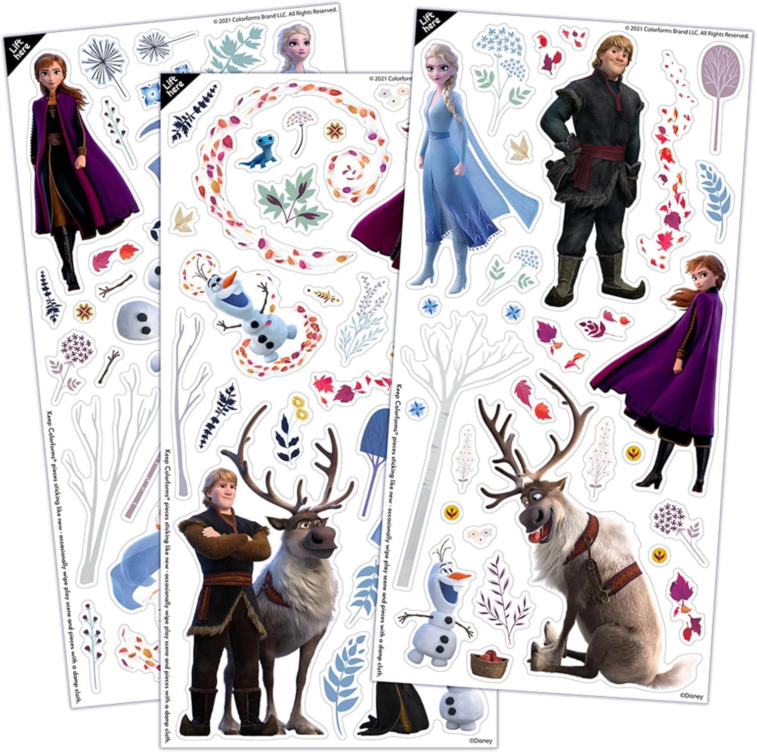imageColorforms Bluey Set  Repositionable Pieces Stick Like Magic  Scenes and Pieces from The Show Bluey for Storytelling Imaginative Play  Ages 3Frozen