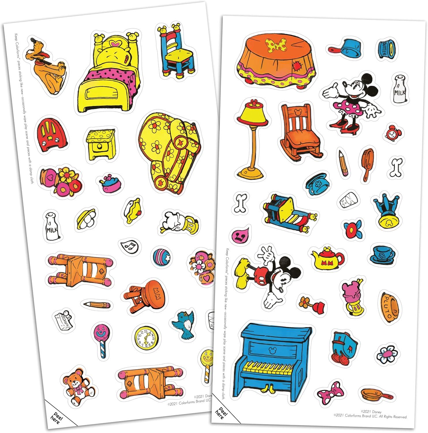 imageColorforms Bluey Set  Repositionable Pieces Stick Like Magic  Scenes and Pieces from The Show Bluey for Storytelling Imaginative Play  Ages 3Mickey Mouse