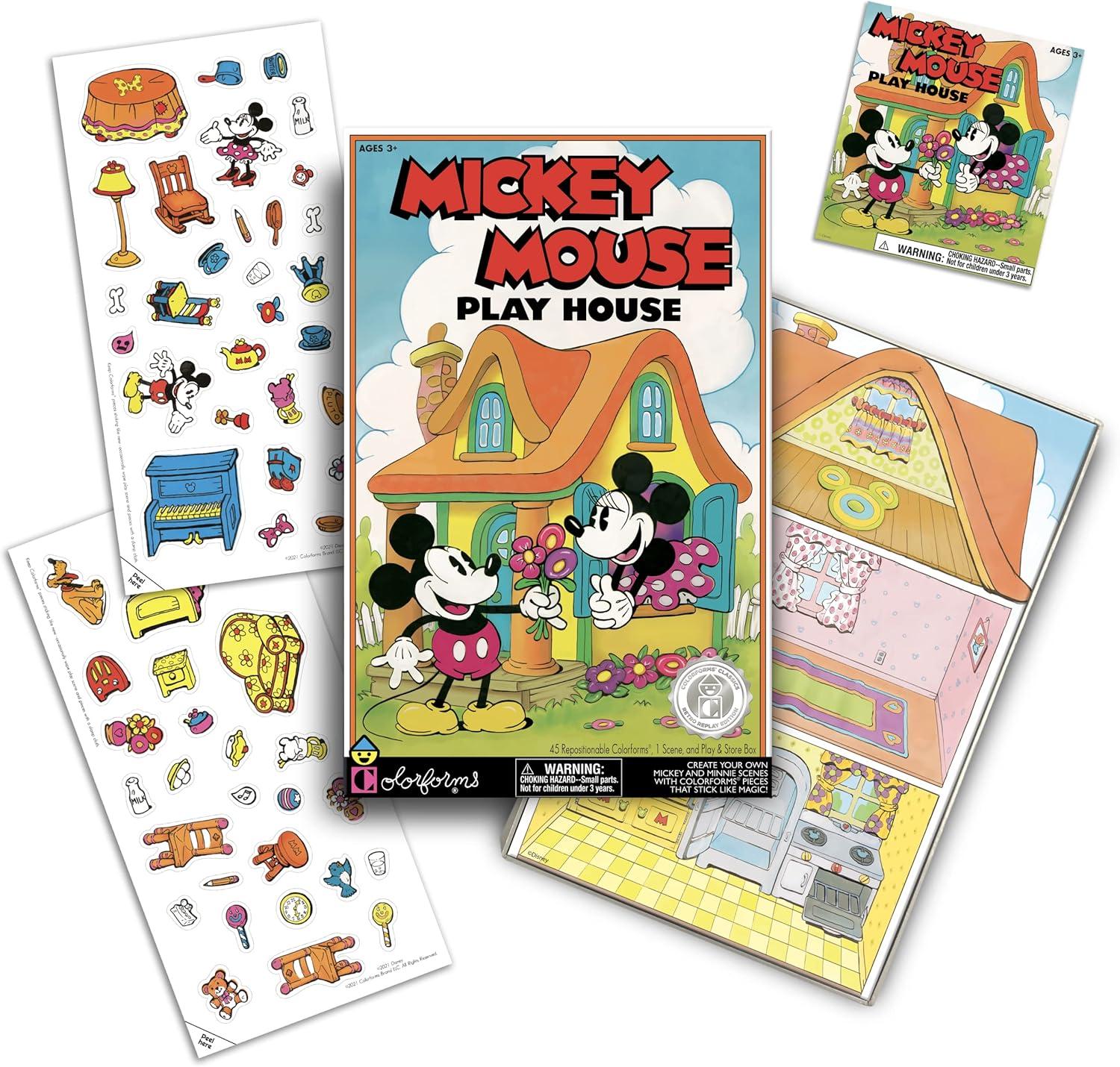 imageColorforms Bluey Set  Repositionable Pieces Stick Like Magic  Scenes and Pieces from The Show Bluey for Storytelling Imaginative Play  Ages 3Mickey Mouse
