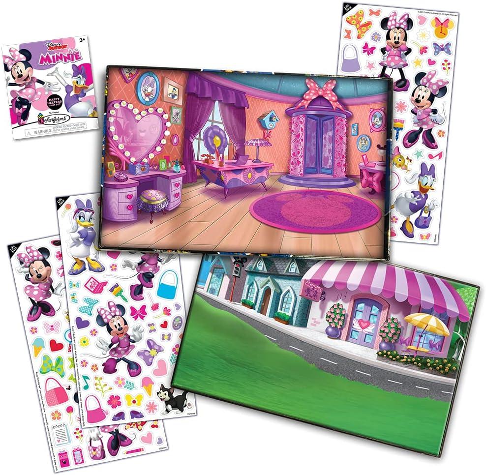imageColorforms Bluey Set  Repositionable Pieces Stick Like Magic  Scenes and Pieces from The Show Bluey for Storytelling Imaginative Play  Ages 3Minnie Mouse