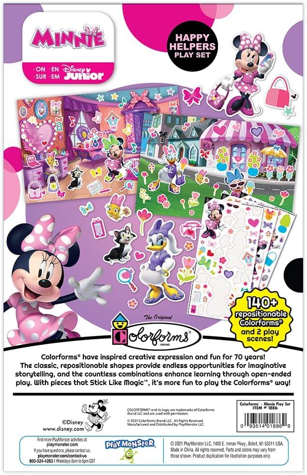 imageColorforms Bluey Set  Repositionable Pieces Stick Like Magic  Scenes and Pieces from The Show Bluey for Storytelling Imaginative Play  Ages 3Minnie Mouse