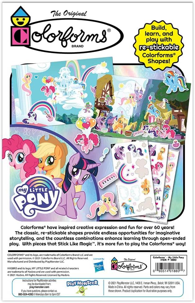 imageColorforms Bluey Set  Repositionable Pieces Stick Like Magic  Scenes and Pieces from The Show Bluey for Storytelling Imaginative Play  Ages 3My Little Pony