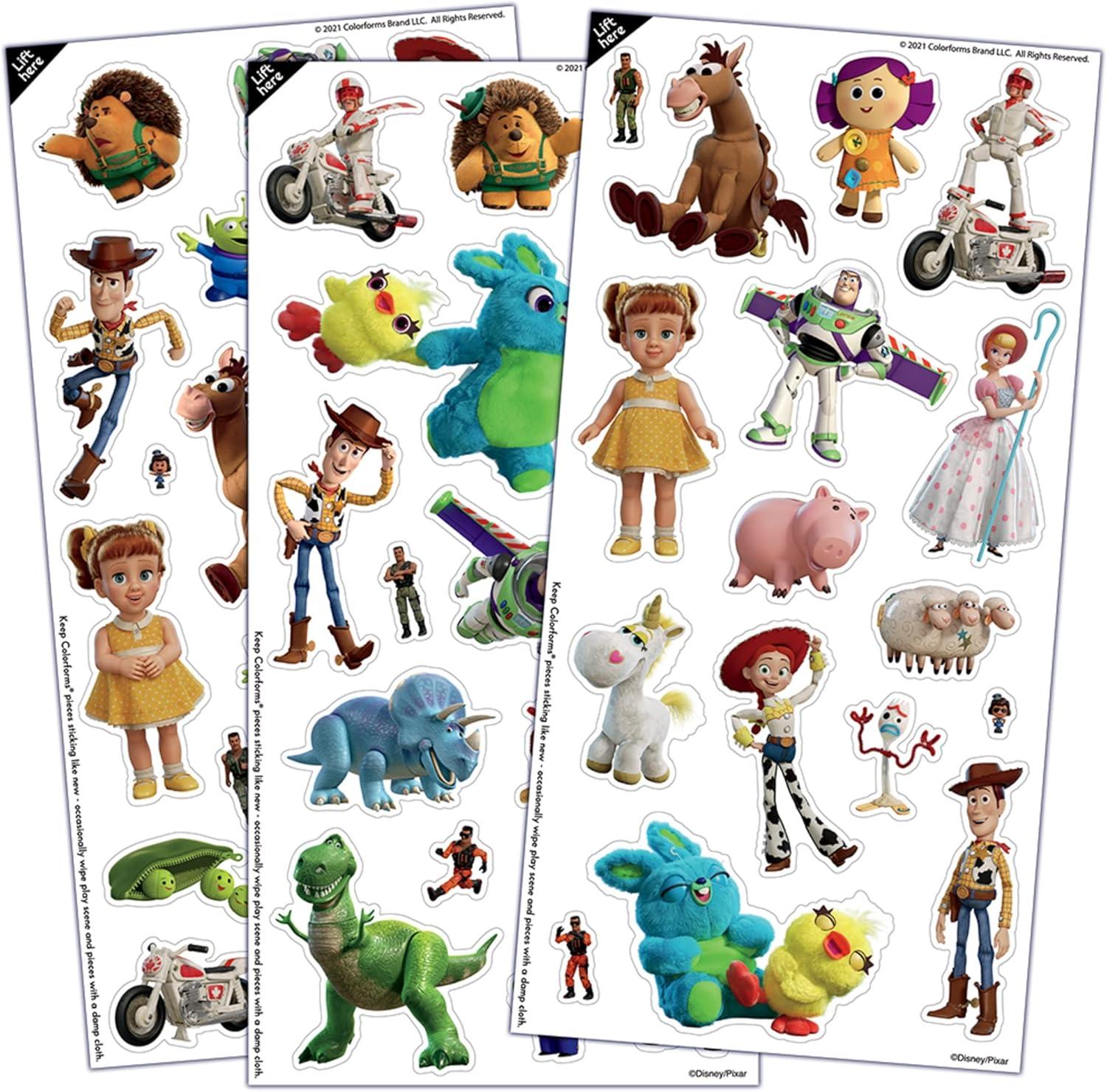 imageColorforms Bluey Set  Repositionable Pieces Stick Like Magic  Scenes and Pieces from The Show Bluey for Storytelling Imaginative Play  Ages 3Toy Story