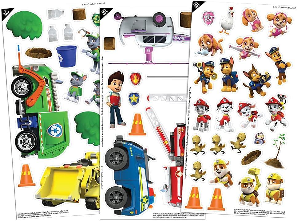 imageColorforms Play Sets  Paw Patrol  The Classic Picture Toy That Sticks Like Magic  for Ages 3Multi