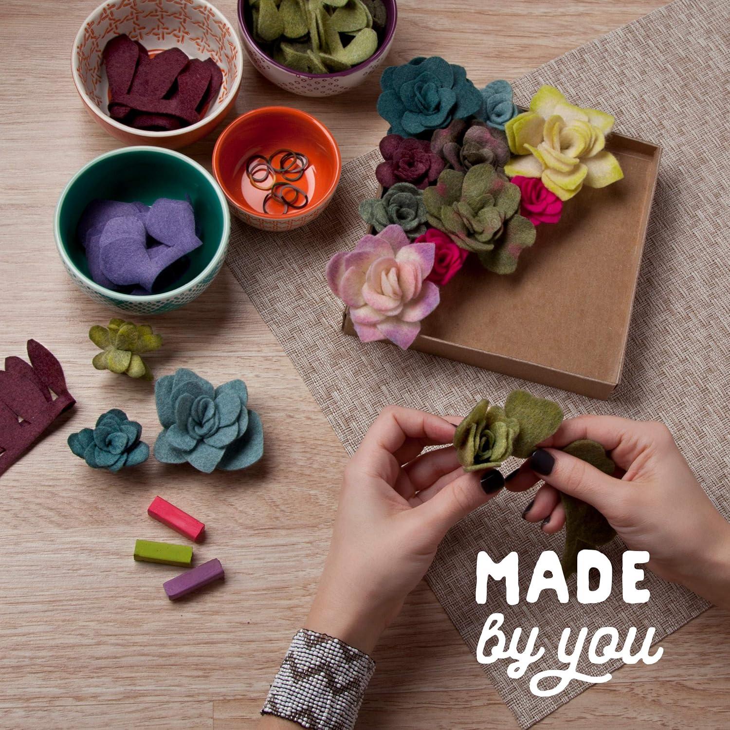 imageCraft Crush  Mini Plants Terrariums Easy Fun Arts and Craft Kit  Make 3 Charming Faux Terrariums  For Ages 13 and UpSmall