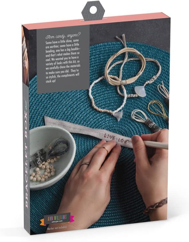 imageCraft Crush Bracelet Maker Set  DIY Jewelry Making Kit for Teens ampamp Adults  Makes 8 Friendship Bracelets  Mini Kit for Ages 13Small
