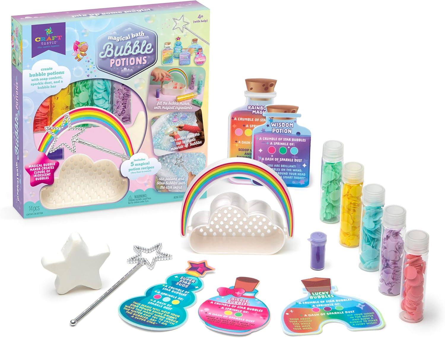 imageCraftTastic Bubble Bath Magic Potion Kit Bath Time Toys Arts and Crafts for Kids NonToxic Ages 4 With Help