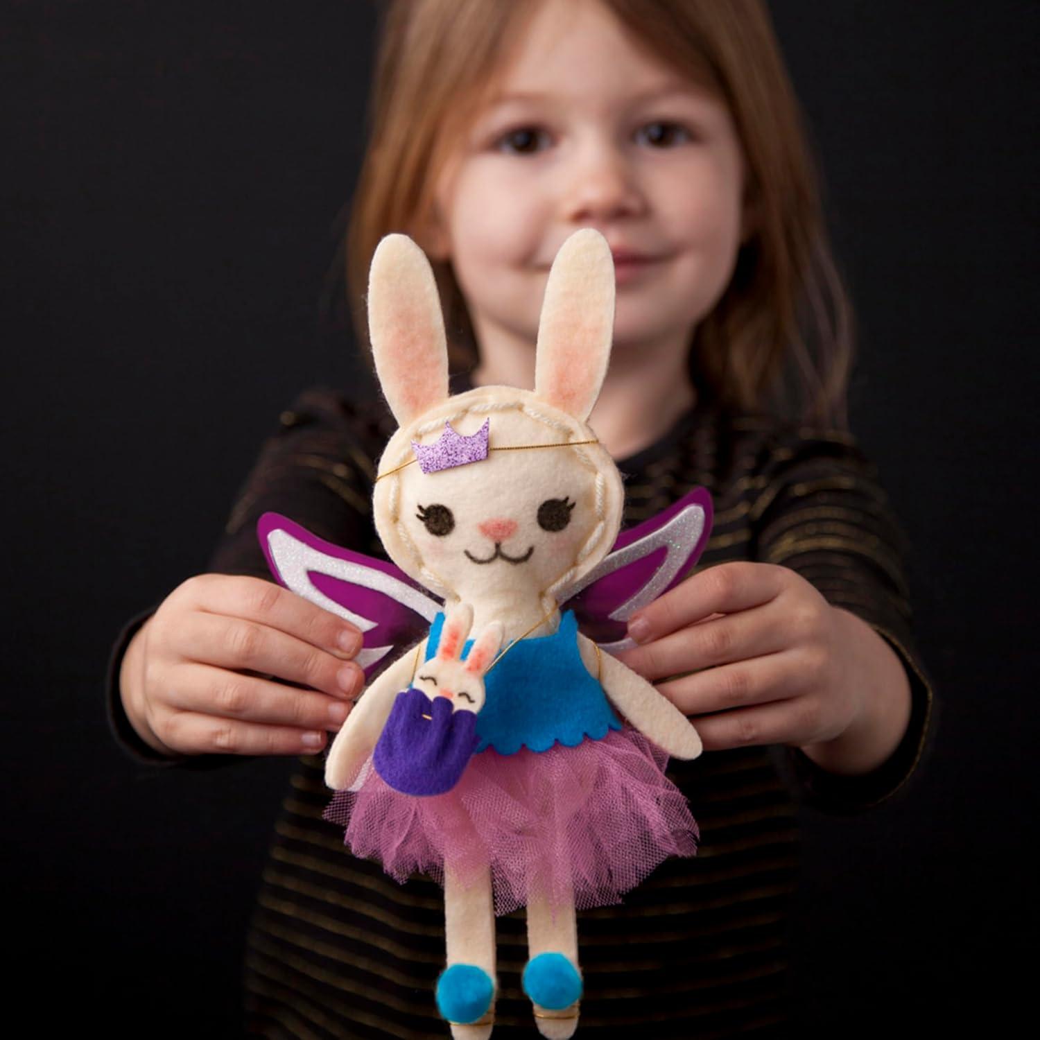 imageCrafttastic  Make a Fox Friend Craft Kit  Learn to Make 1 EasytoSew Stuffie with Clothes ampamp AccessoriesMake a Bunny Friend Craft Kit