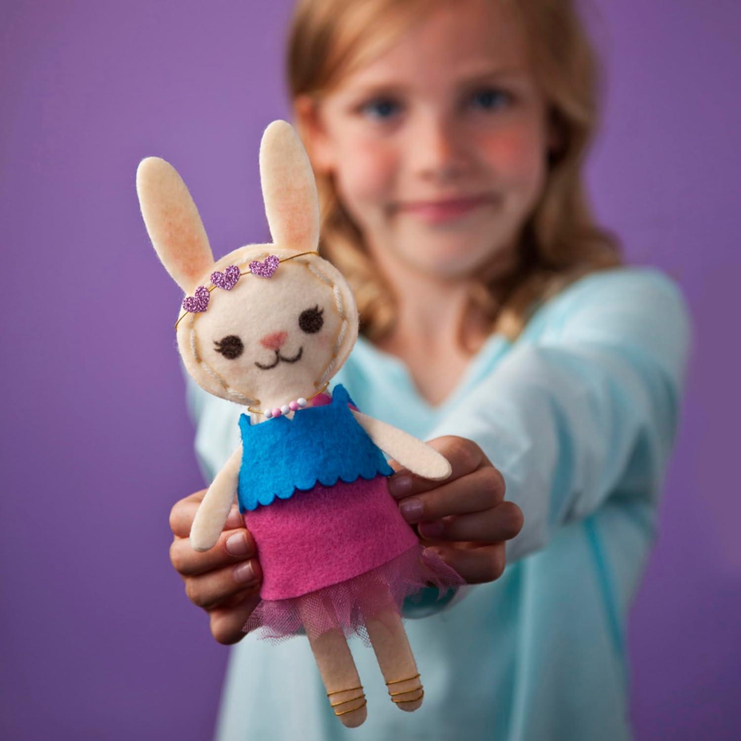 imageCrafttastic  Make a Fox Friend Craft Kit  Learn to Make 1 EasytoSew Stuffie with Clothes ampamp AccessoriesMake a Bunny Friend Craft Kit