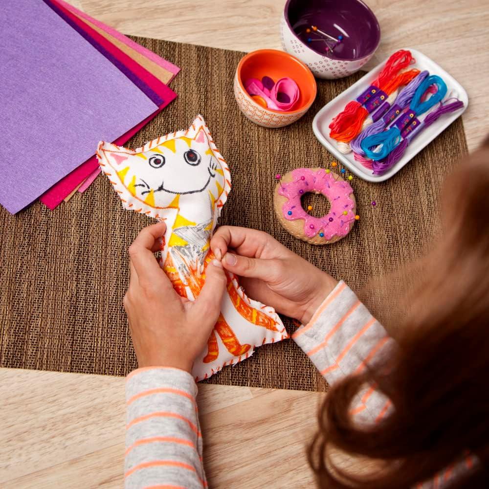 imageCrafttastic Lets Learn to Sew  Mini Sewing Kit Arts and Crafts Art Supplies Embroidery Kit for Beginners Includes Sewing Supplies EasytoFollow Instructions Arts ampamp Crafts Ages 7Crafttastic Learn to Sew Kit