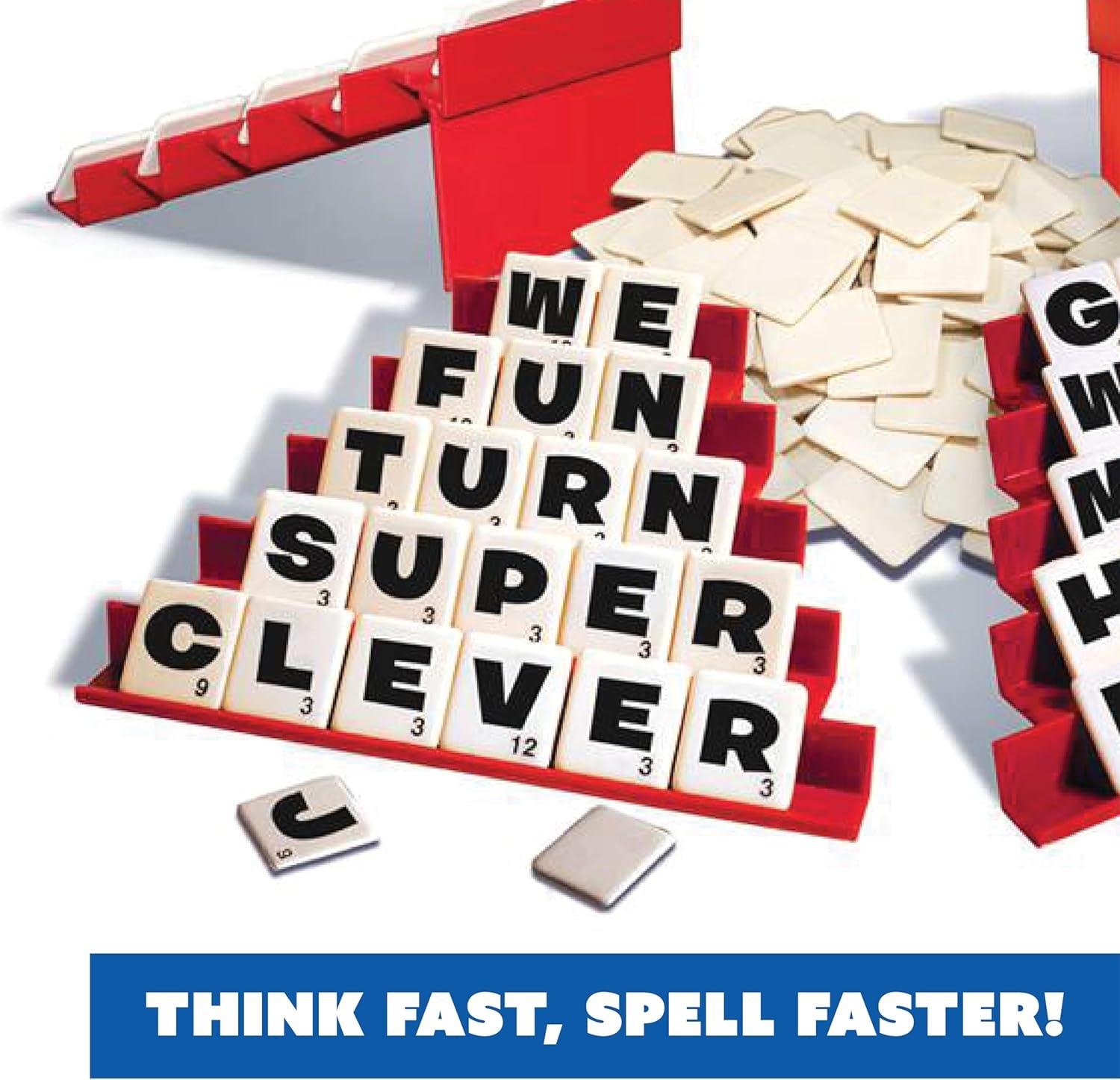 imageDabble Word Game  FastPaced Family Board Game  Enhances Spelling and Vocabulary for All Ages  Spell The First Five Words  AwardWinning and Educational Learning Game  Great Game for All AgesDabble