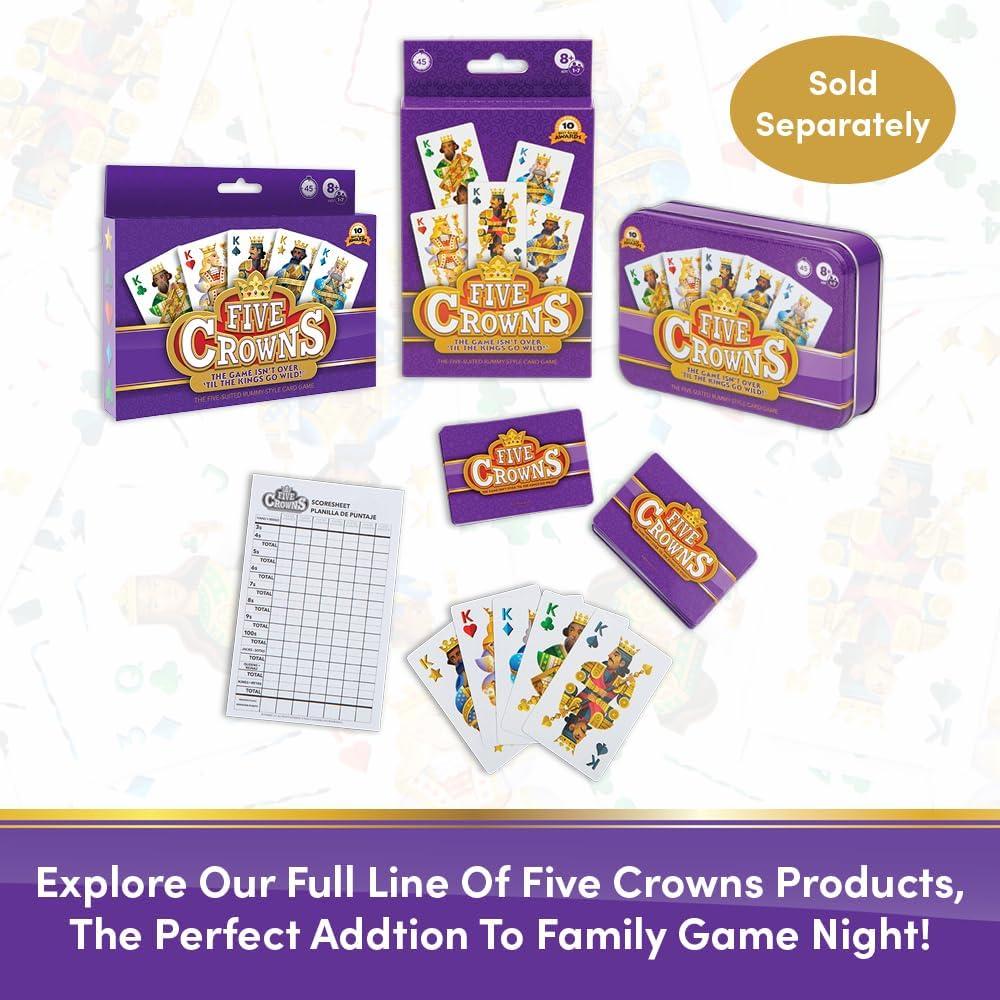 imageFive Crowns Giant Card Games  Jumbo Playing Cards Card Game for Kids and Adults Family Game Night 5 Suited Rummy Style Card Game Ages 8Card Game