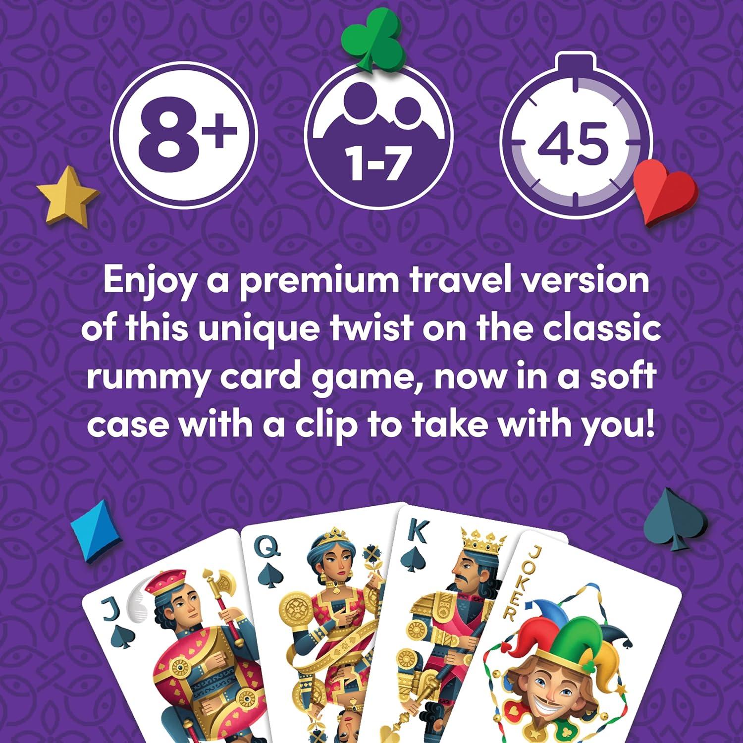 imageFive Crowns Giant Card Games  Jumbo Playing Cards Card Game for Kids and Adults Family Game Night 5 Suited Rummy Style Card Game Ages 8Five Crowns Travel