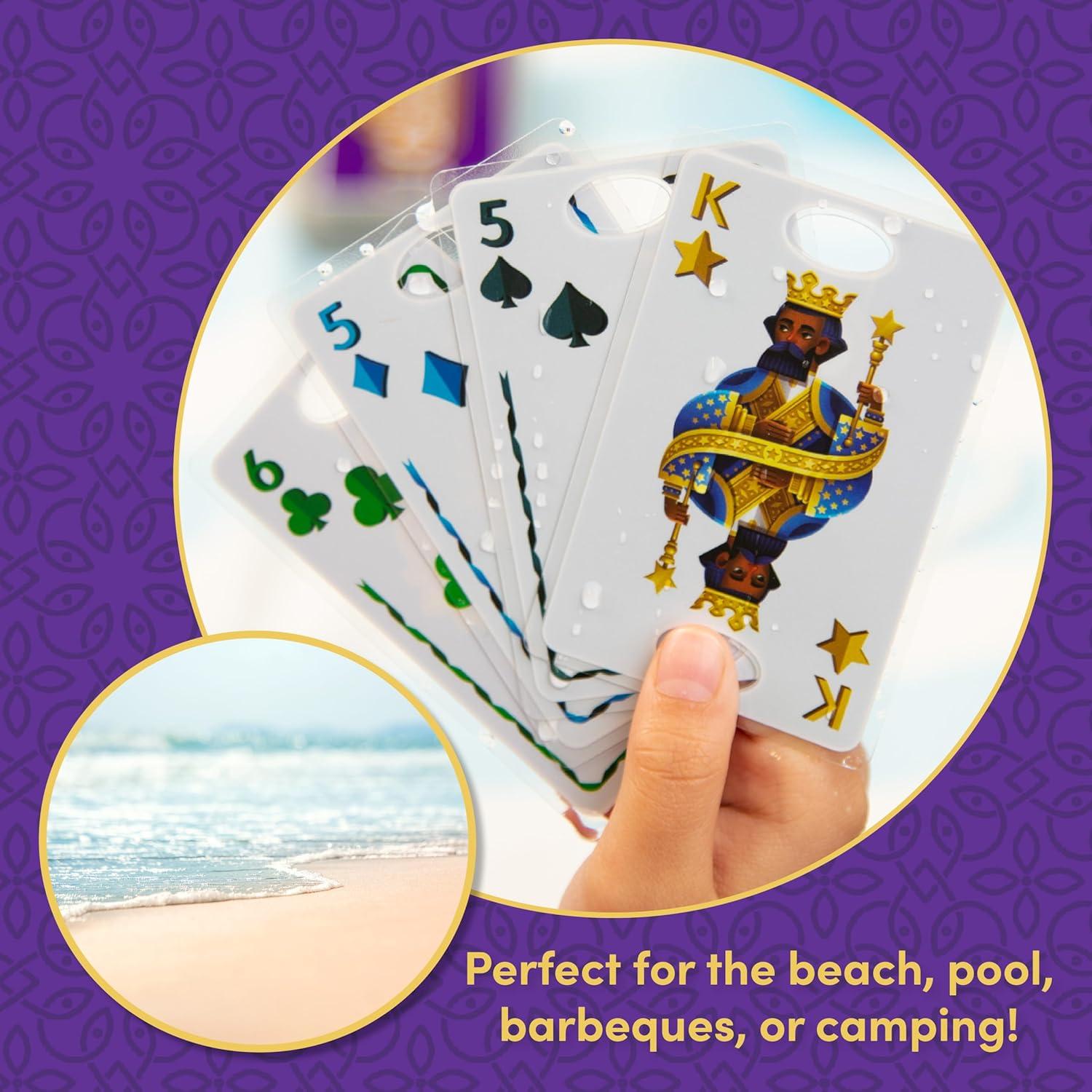 imageFive Crowns Giant Card Games  Jumbo Playing Cards Card Game for Kids and Adults Family Game Night 5 Suited Rummy Style Card Game Ages 8Five Crowns Waterproof