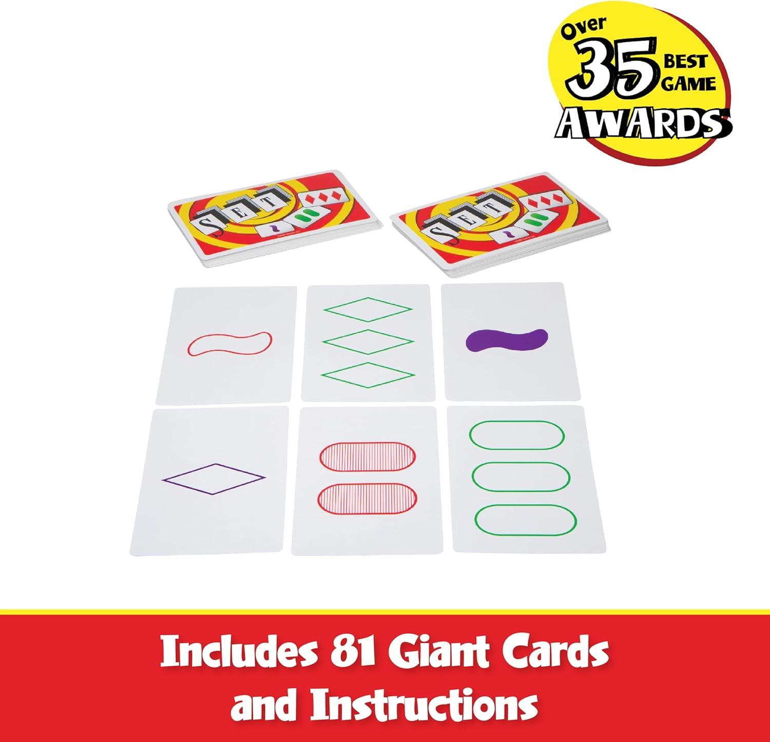 imageFive Crowns Giant Card Games  Jumbo Playing Cards Card Game for Kids and Adults Family Game Night 5 Suited Rummy Style Card Game Ages 8SET Giant