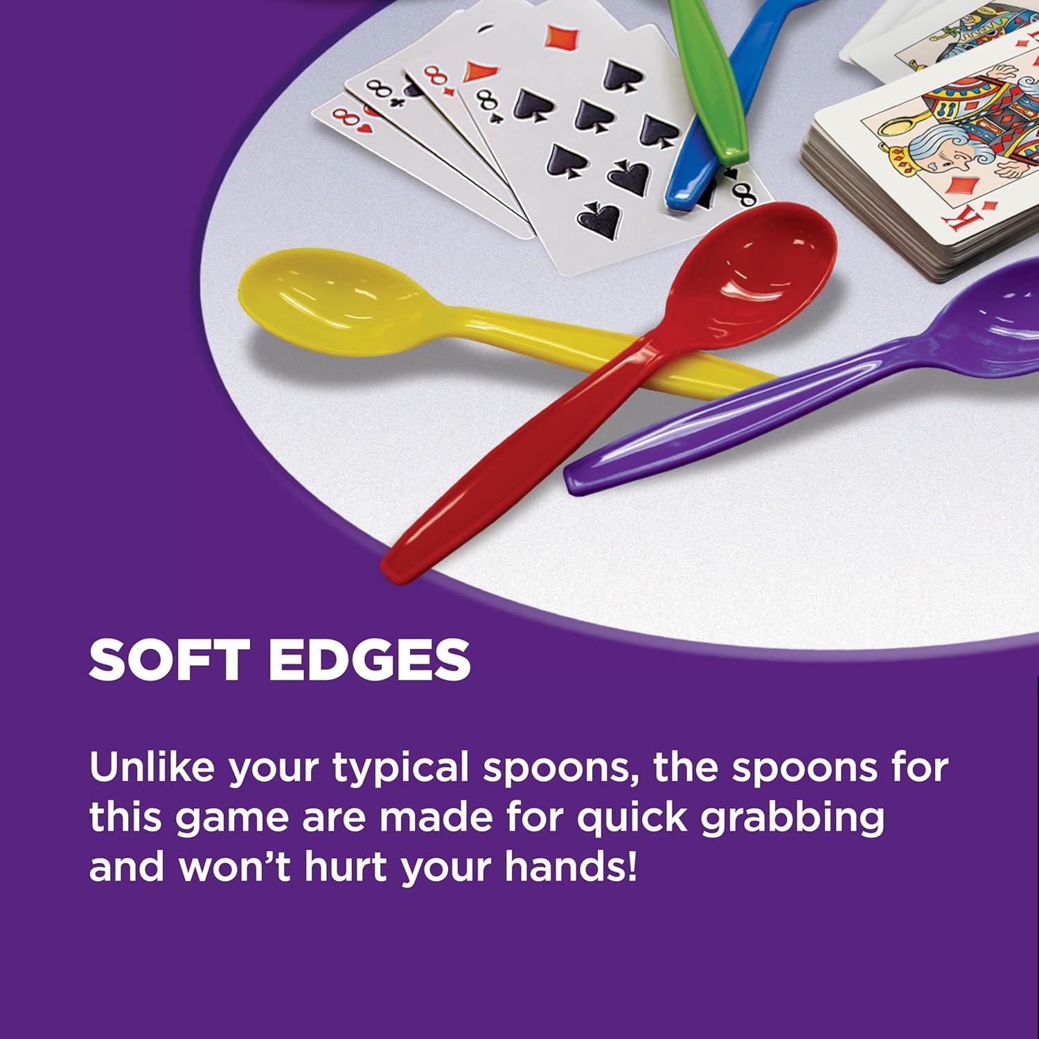 imageGiant Spoons Card Games for Kids  Spoons Game Deck of Cards Fun Family Games for Kids and Adults Playing Cards Game Night Travel Games 36 MultiPlayer Card Game Games for Adults Ages 7Spoons in Case