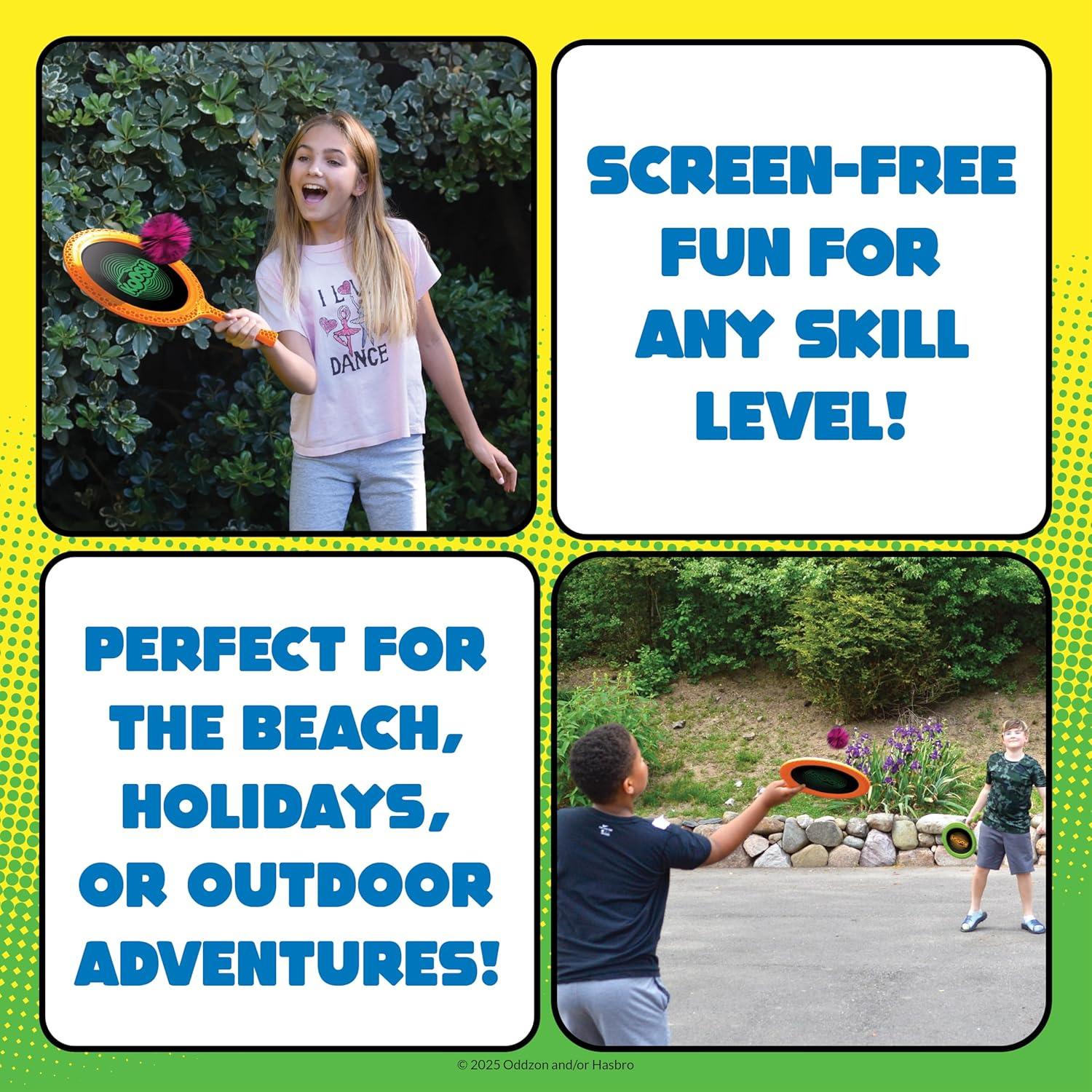 imageKoosh Paddle Playset  Kids Outdoor Toys Beach Toys Kids Games Outdoor Games for Adults and Family Outdoor Games for Kids Kids Toys Fidget Toys for Kids Ages 4Neon
