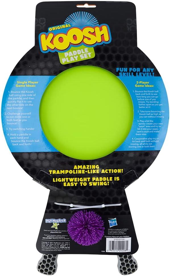 imageKoosh Paddle Playset  Kids Outdoor Toys Beach Toys Kids Games Outdoor Games for Adults and Family Outdoor Games for Kids Kids Toys Fidget Toys for Kids Ages 4Green