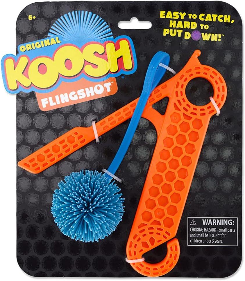 imageKoosh Slingshot  Kids Games Outdoor Games for Adults and Family Beach Toys Fidget Toys for Kids 3 Mini Balls Included Easy Storage Handle Just Load Pull and Launch ScreenFree Ages 6Classic