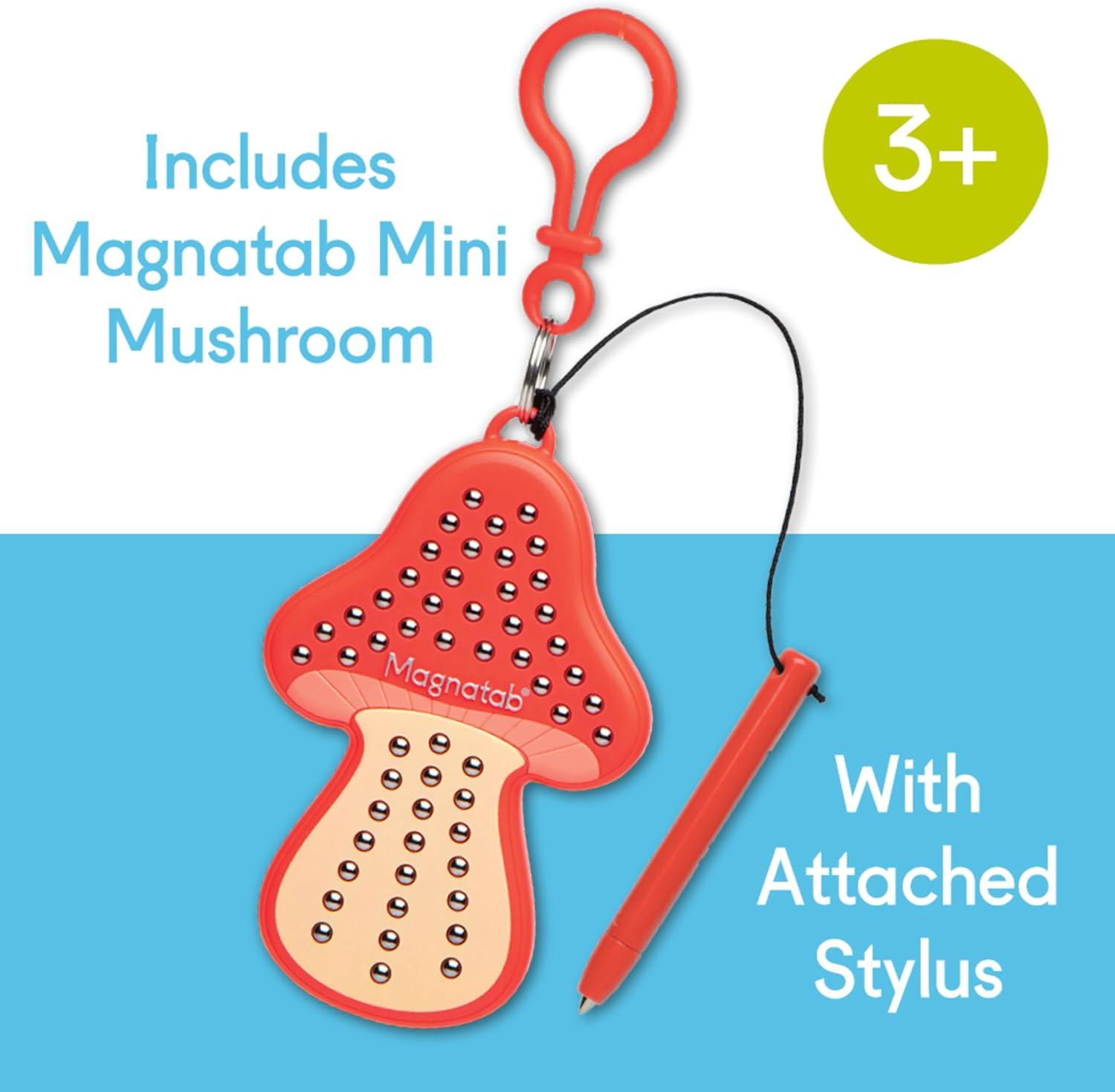 imageMagnatab Minis  Sensory Toys Magnetic Drawing Tool Toddler Writing Practice Sensory Play Fidget Toys Stylus Included TravelFriendly Ages 3  CactusMushroom