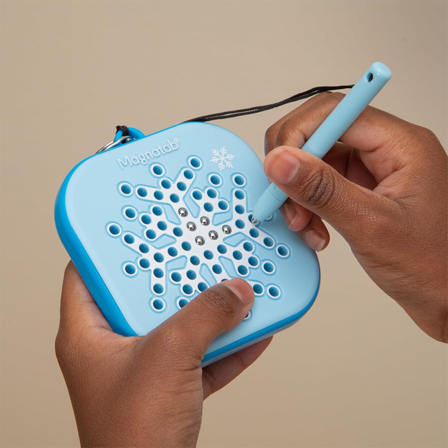 imageMagnatab Minis  Sensory Toys Magnetic Drawing Tool Toddler Writing Practice Sensory Play Fidget Toys Stylus Included TravelFriendly Ages 3  CactusSnowflake