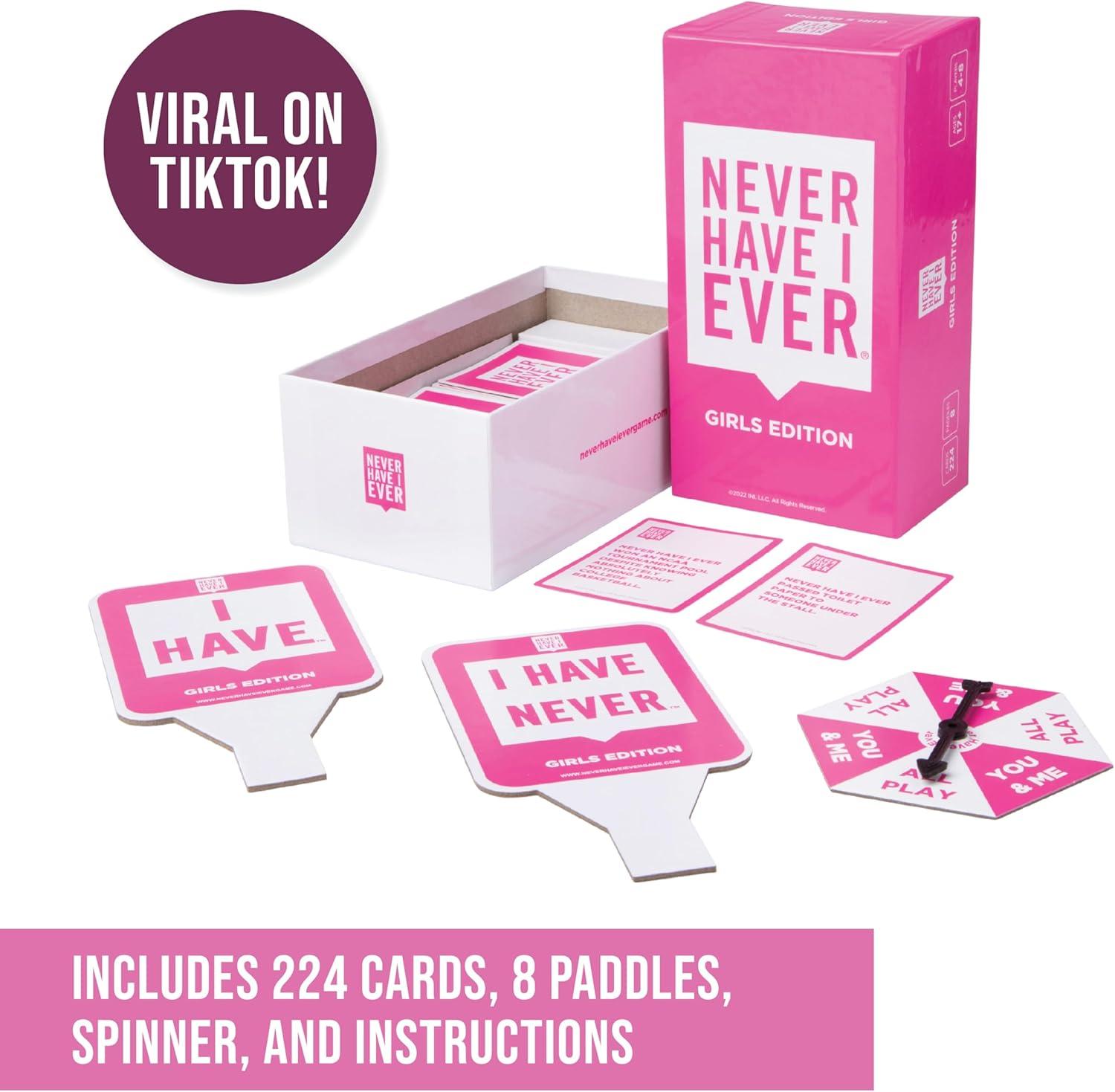 imageNever Have I Ever  The Ultimate Party Game for Bachelorette Parties Ladies Nights Girlfriends Game Nights and Social Gatherings  Paddles Included  Intended for Mature Adult Women Ages 17Bachelorette