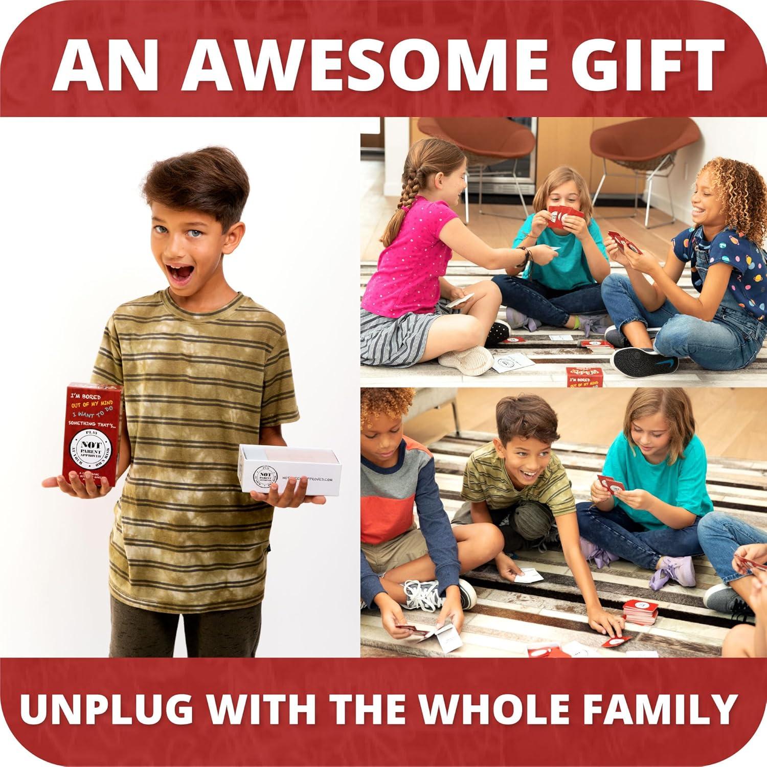 imageNot Parent Approved  The Hilarious Family Game Night Card Game for Kids Teens ampamp Tweens The Perfect Funny Christmas ampamp Birthday Gift for Boys ampamp GirlsA Original Game