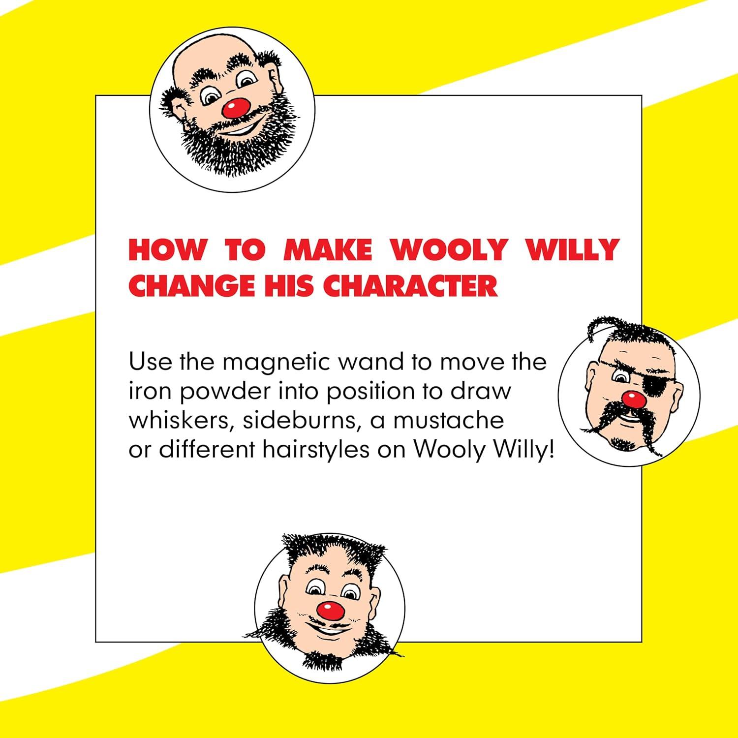 imageOriginal Wooly Willy Magnetic Personalities  Drawing Kit Arts and Crafts Fidget Toys for Kids Draw on Woolys Face Portable Easy to Use Zero Mess Drawing ScreenFree Toys Ages 3