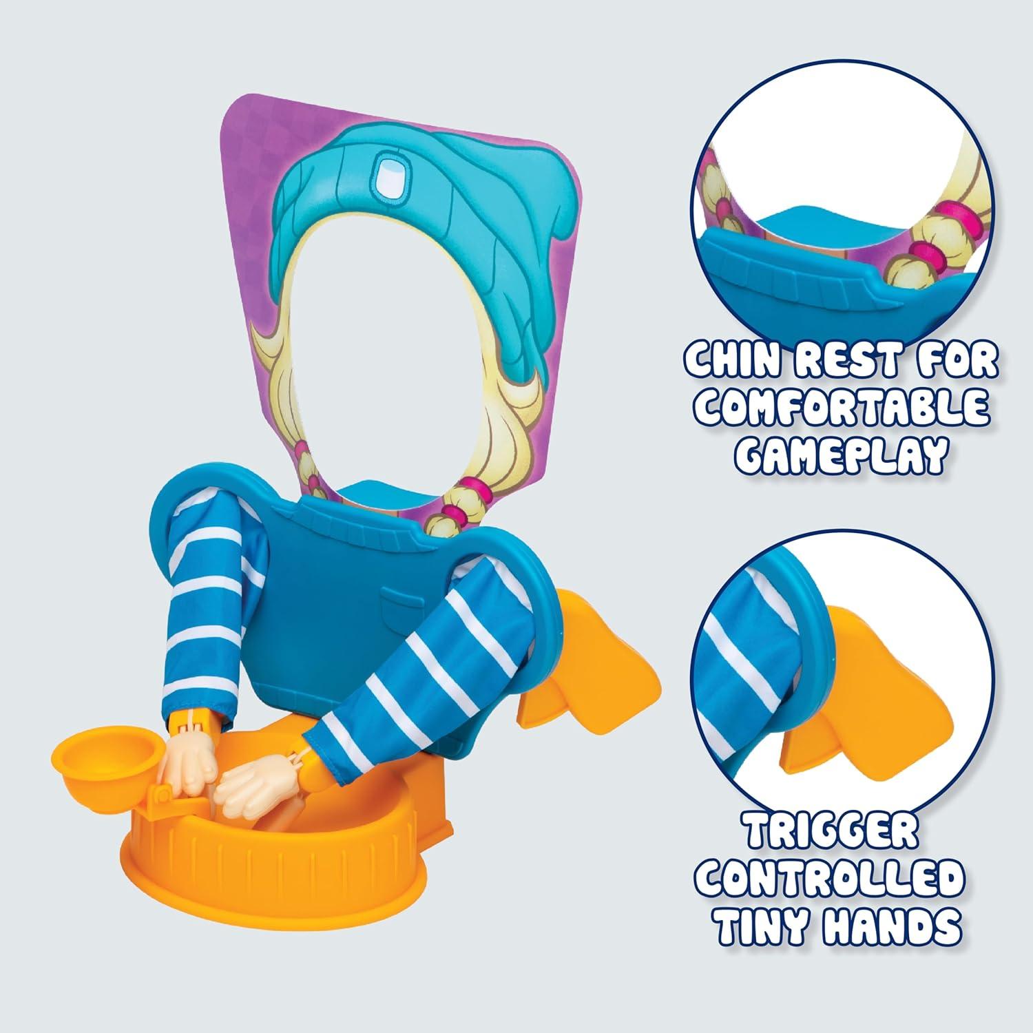 imagePlayMonster Dont Flush The Fish Game  HandEye Coordination Strategy Board Games for Family Game Night for Kids and Adults Easy Assembly Multiplayer Ages 4Marshmallow Madness