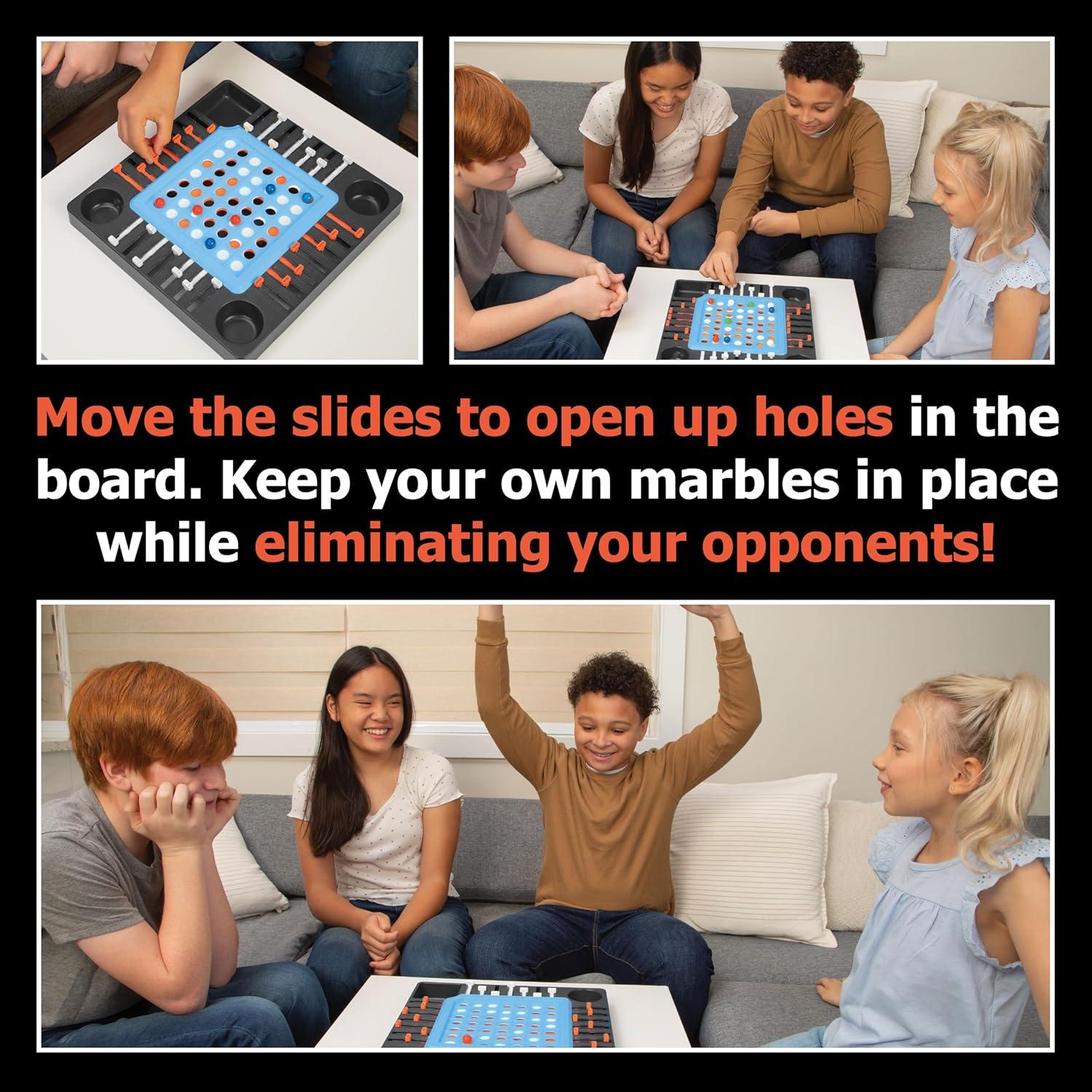 imagePlayMonster Dont Flush The Fish Game  HandEye Coordination Strategy Board Games for Family Game Night for Kids and Adults Easy Assembly Multiplayer Ages 4Stay Alive