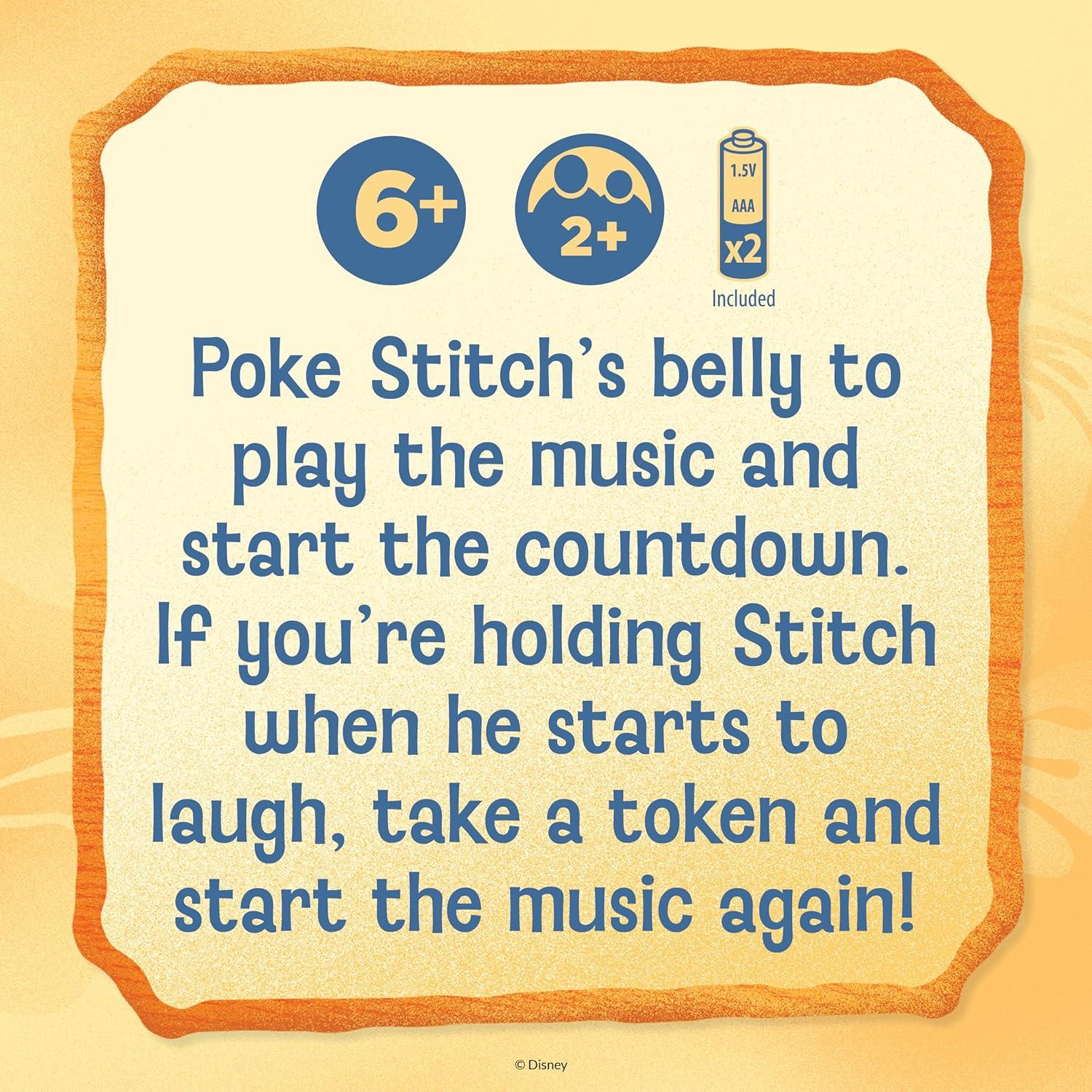 imagePlayMonster Laughing Stitch Dice Games  Family Games Kids Games Travel Games Dice Set Disney Stitch Toys Make Sure to Pass Stitch Fast Family Games for Kids and Adults MultiPlayer Ages 6Stitch