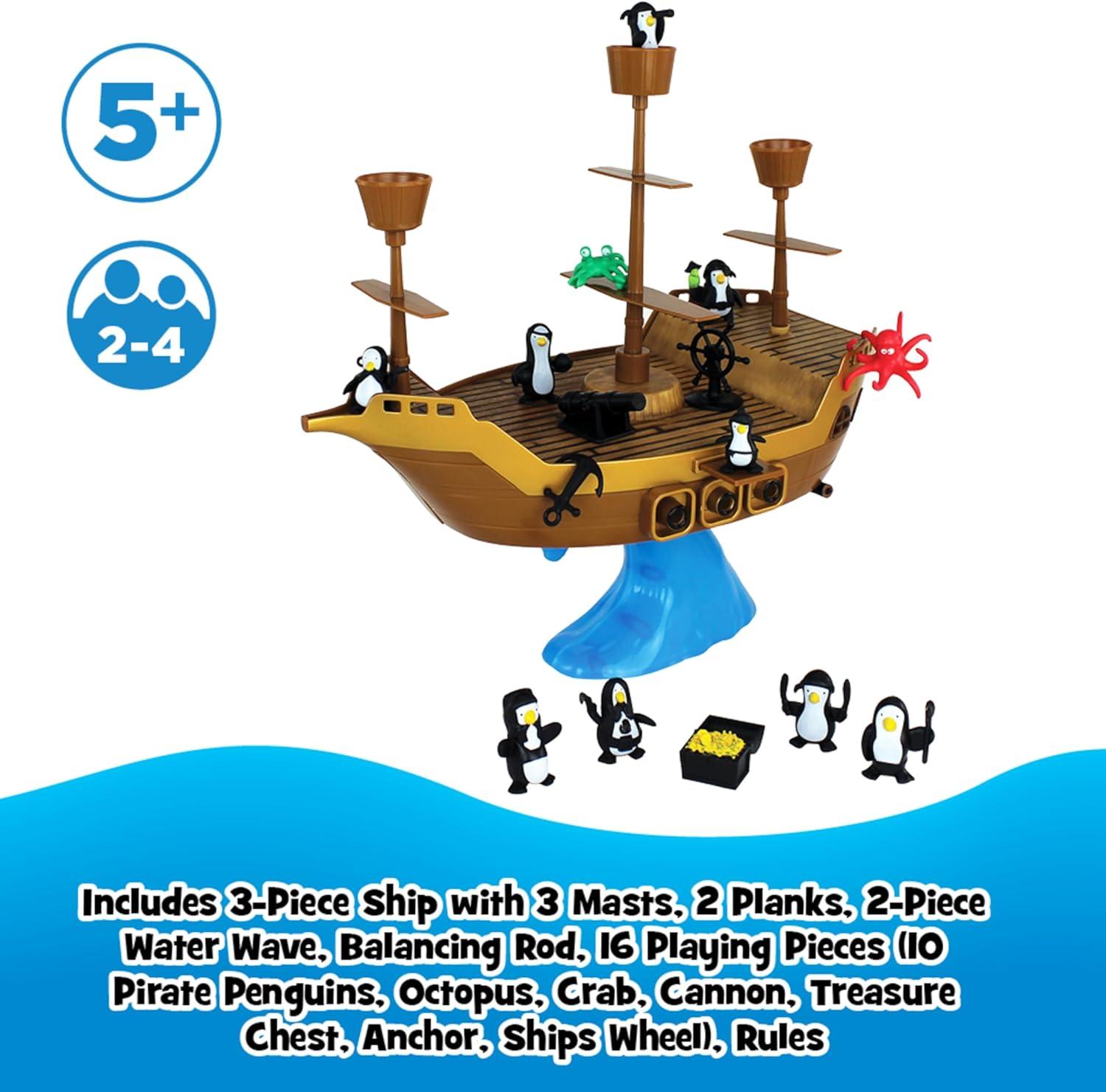 imagePlayMonster Ready Set Spaghetti Board Game  Kids Games Family Game MultiPlayer Board Games for Family Night Preschool Toys HandEyeCoordination Game Ages 6Dont Rock the Boat