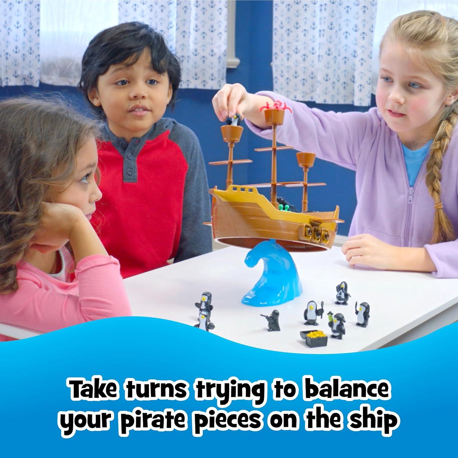 imagePlayMonster Ready Set Spaghetti Board Game  Kids Games Family Game MultiPlayer Board Games for Family Night Preschool Toys HandEyeCoordination Game Ages 6Dont Rock the Boat