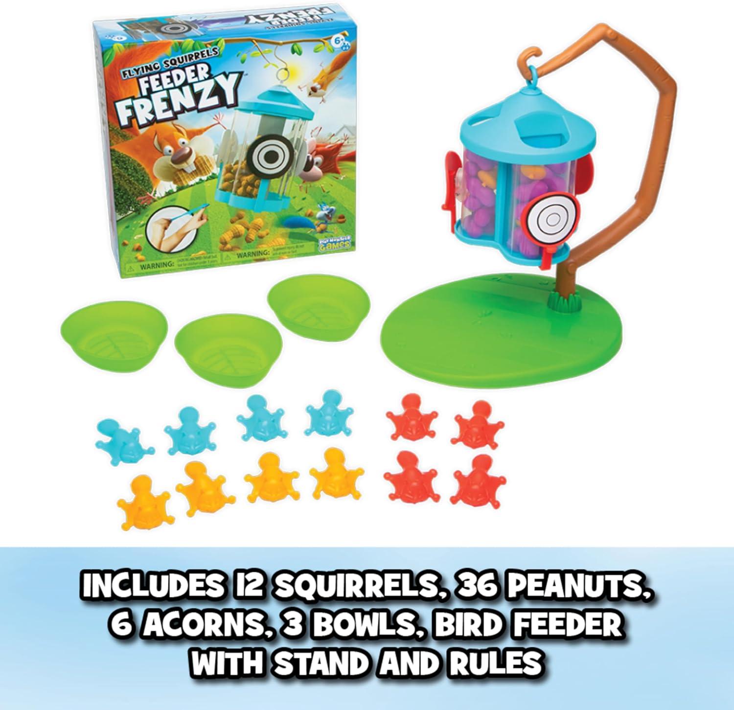 imagePlayMonster Ready Set Spaghetti Board Game  Kids Games Family Game MultiPlayer Board Games for Family Night Preschool Toys HandEyeCoordination Game Ages 6Squirrels