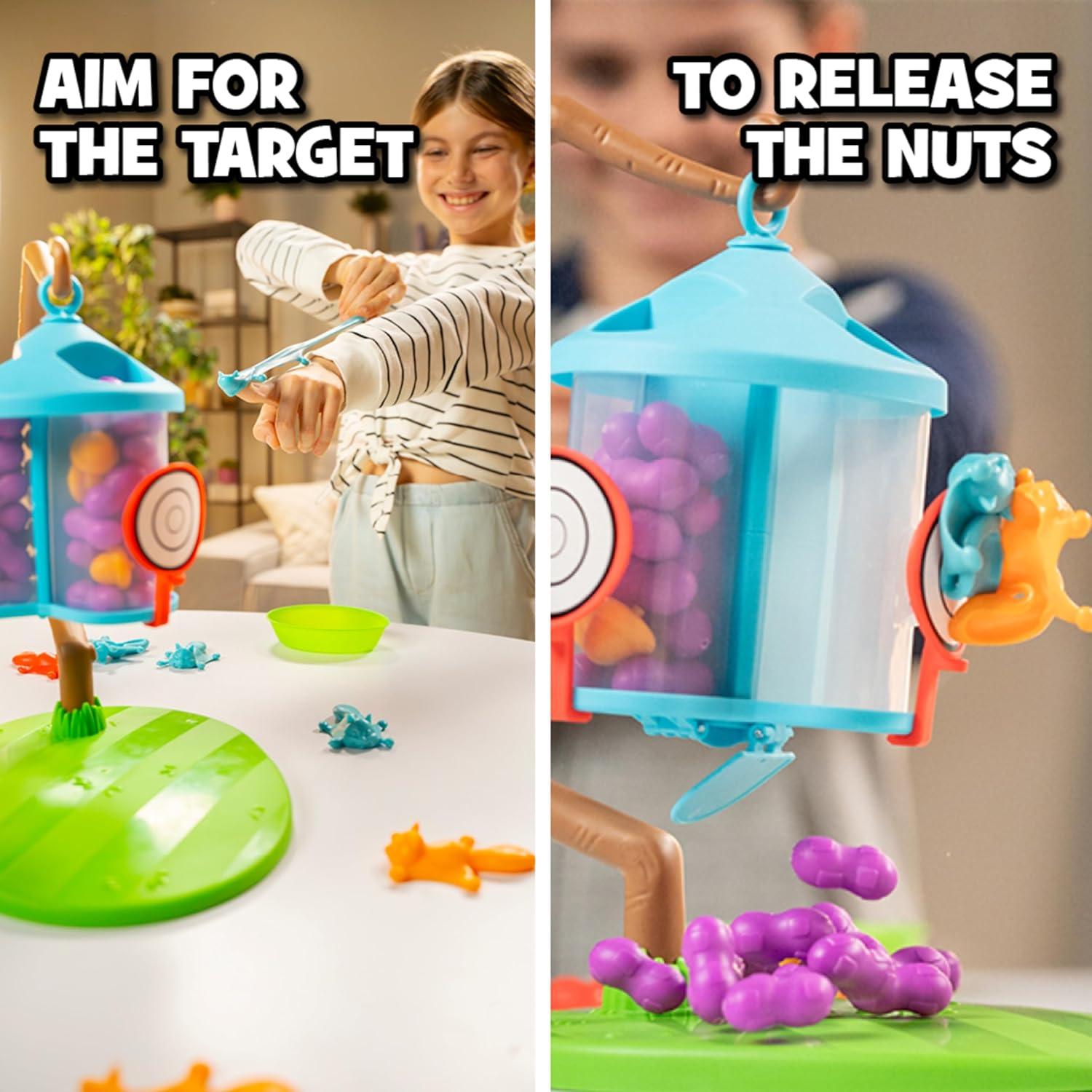 imagePlayMonster Ready Set Spaghetti Board Game  Kids Games Family Game MultiPlayer Board Games for Family Night Preschool Toys HandEyeCoordination Game Ages 6Squirrels