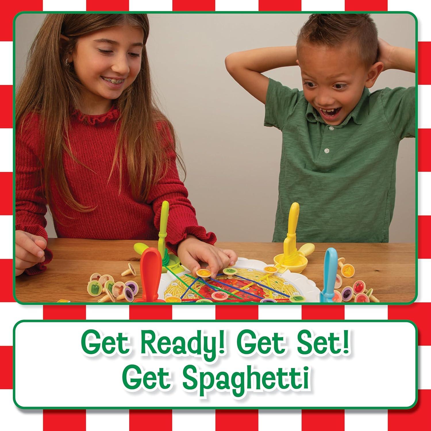 imagePlayMonster Ready Set Spaghetti Board Game  Kids Games Family Game MultiPlayer Board Games for Family Night Preschool Toys HandEyeCoordination Game Ages 6Ready Set Spaghetti
