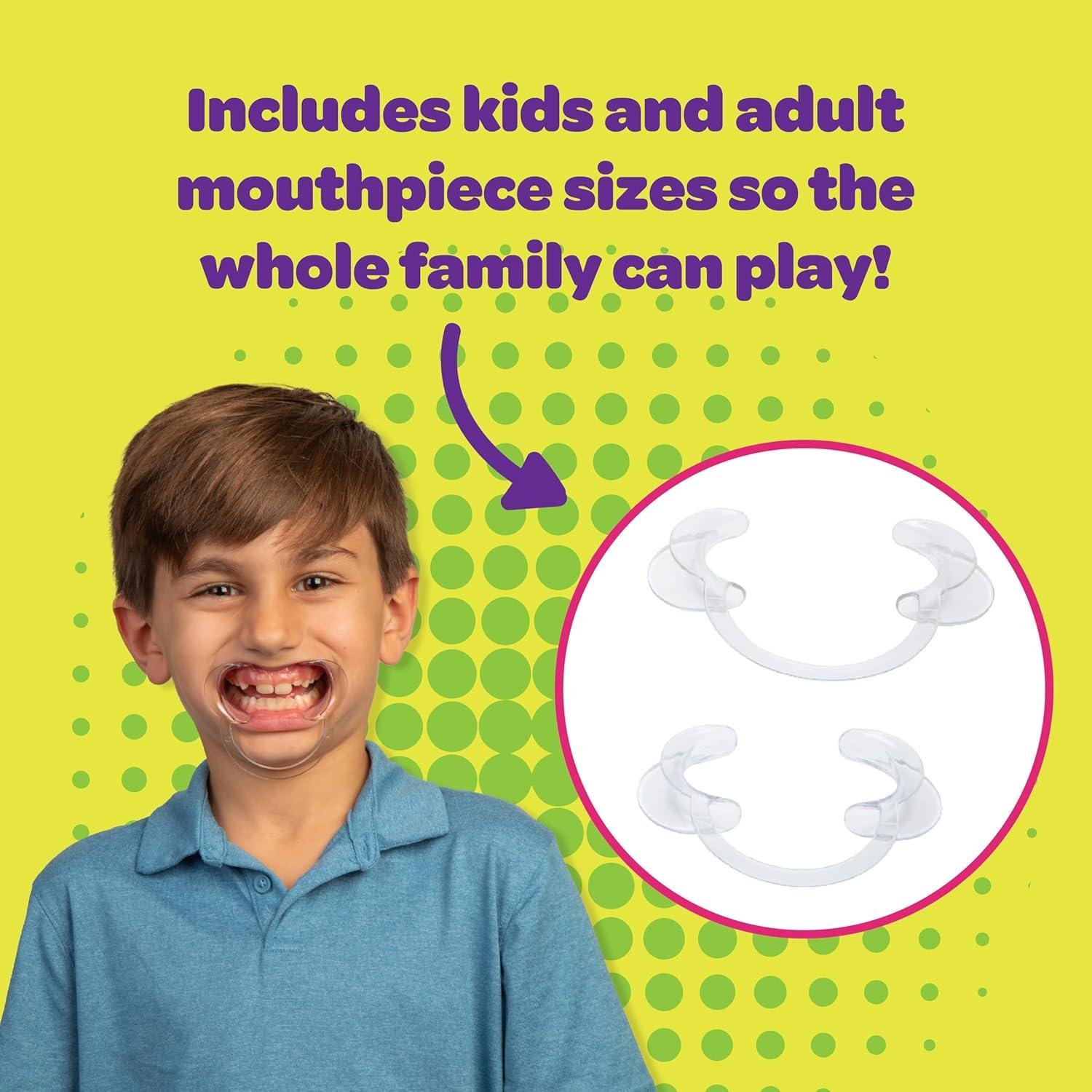 imagePlayMonster Swallow Your Words Card Games  Board Game for Family Game Night Sip It Say It Dont Spray It Multiplayer Game Guess The Phrase Before The Timer Runs Out Ages 8Mouth Off