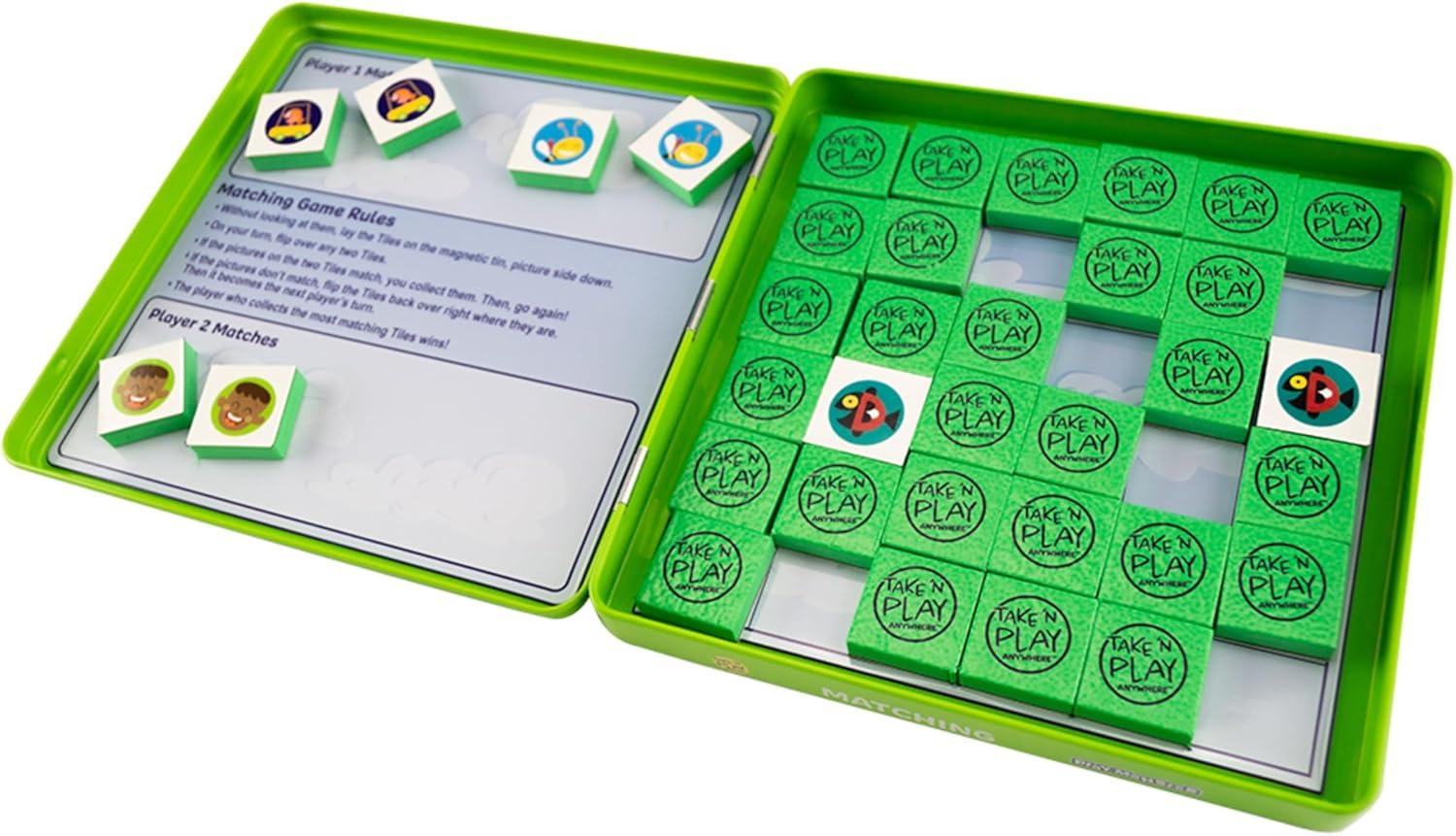 imagePlayMonster Take N Play  Matching Game  Easy to Use Hard to Lose  Fun on the Go Travel Game  For Ages 3