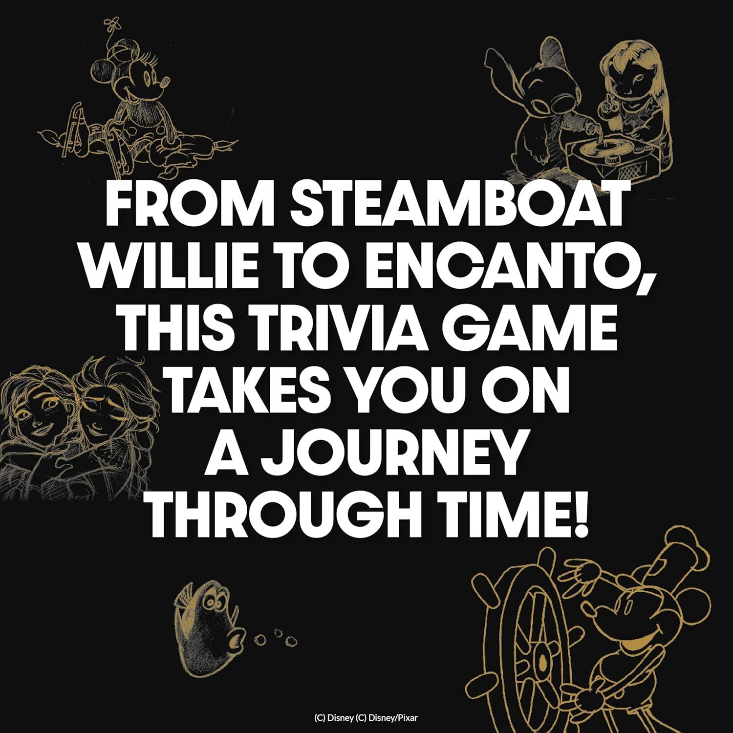 imagePlayMonster The Magical World of Disney Trivia Games  Board Games for Family Night Family Games MultiPlayer Board Game Family Board Game Travel Games Disney Game Ages 6Classic