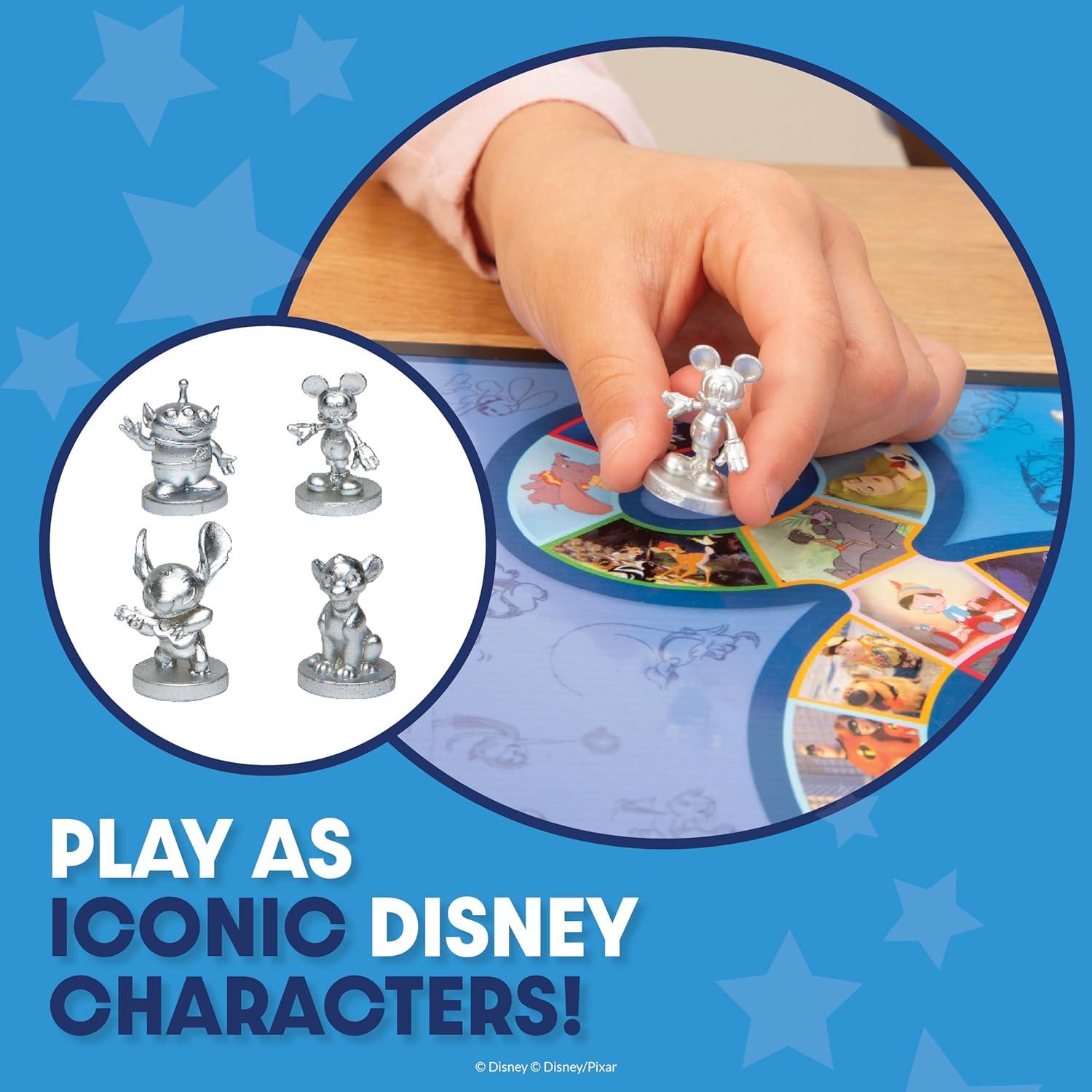 imagePlayMonster The Magical World of Disney Trivia Games  Board Games for Family Night Family Games MultiPlayer Board Game Family Board Game Travel Games Disney Game Ages 6Kids