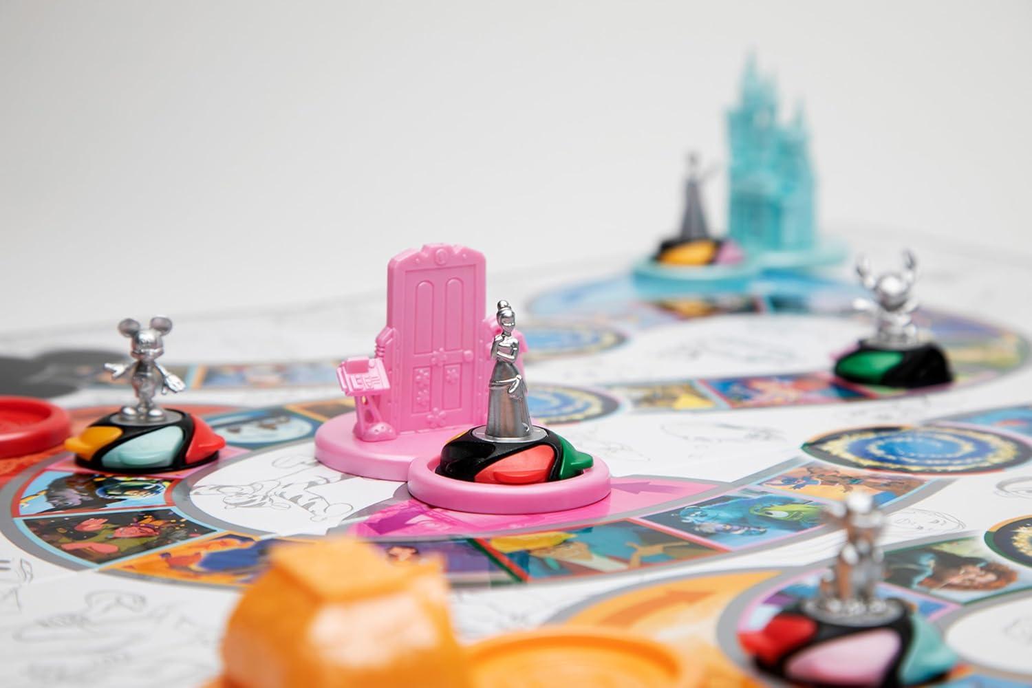 imagePlayMonster The Magical World of Disney Trivia Games  Board Games for Family Night Family Games MultiPlayer Board Game Family Board Game Travel Games Disney Game Ages 6Silver