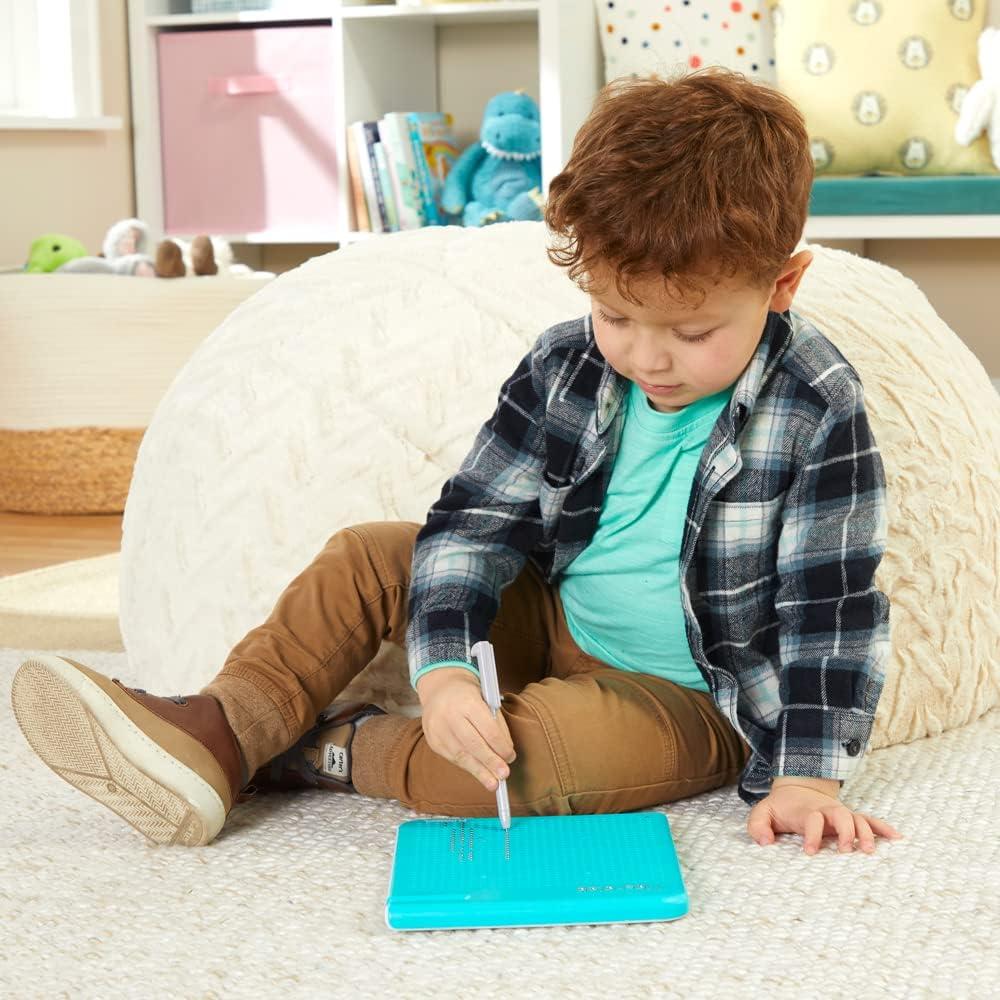 imagePlayskool Magnatab  GlowinTheDark  Learning and Sensory Drawing Tool  for Kids Ages 3 and UpGlow in The Dark